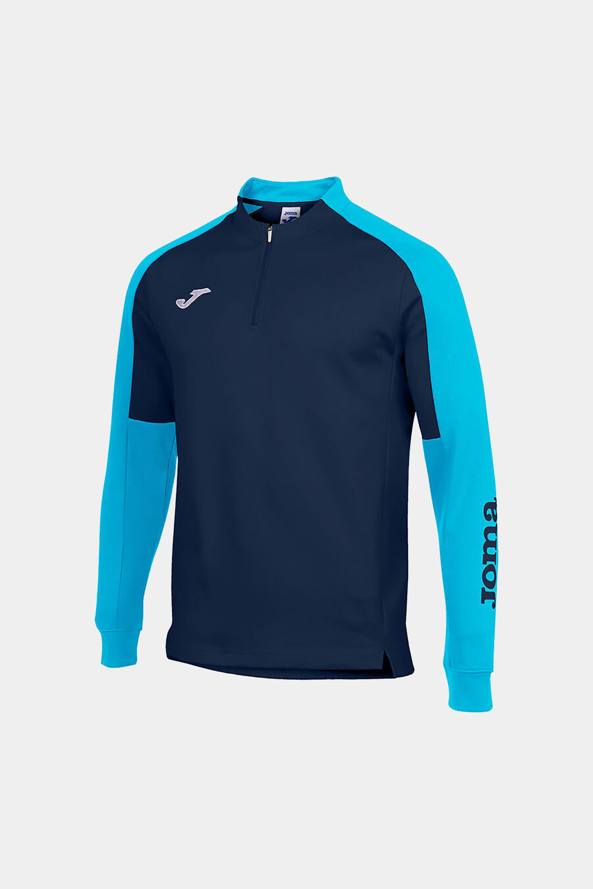 Joma Erkek Futbol Kamp Sweatshirt Eco Championship Navy Fluor Turquoise 102749.342