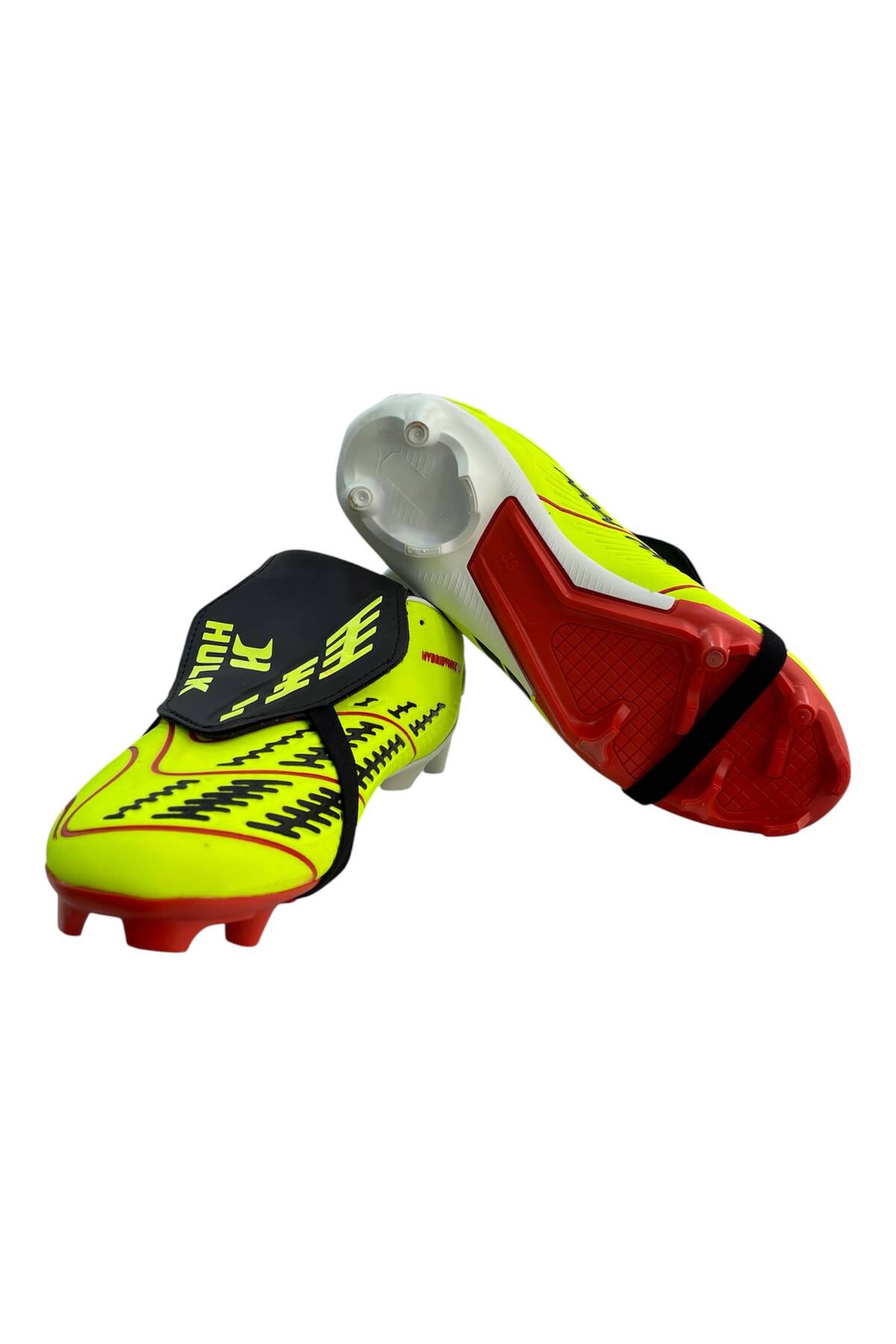 Acarbey HULK Unisex Çim Saha Kramponu Neon Sarı görsel 4