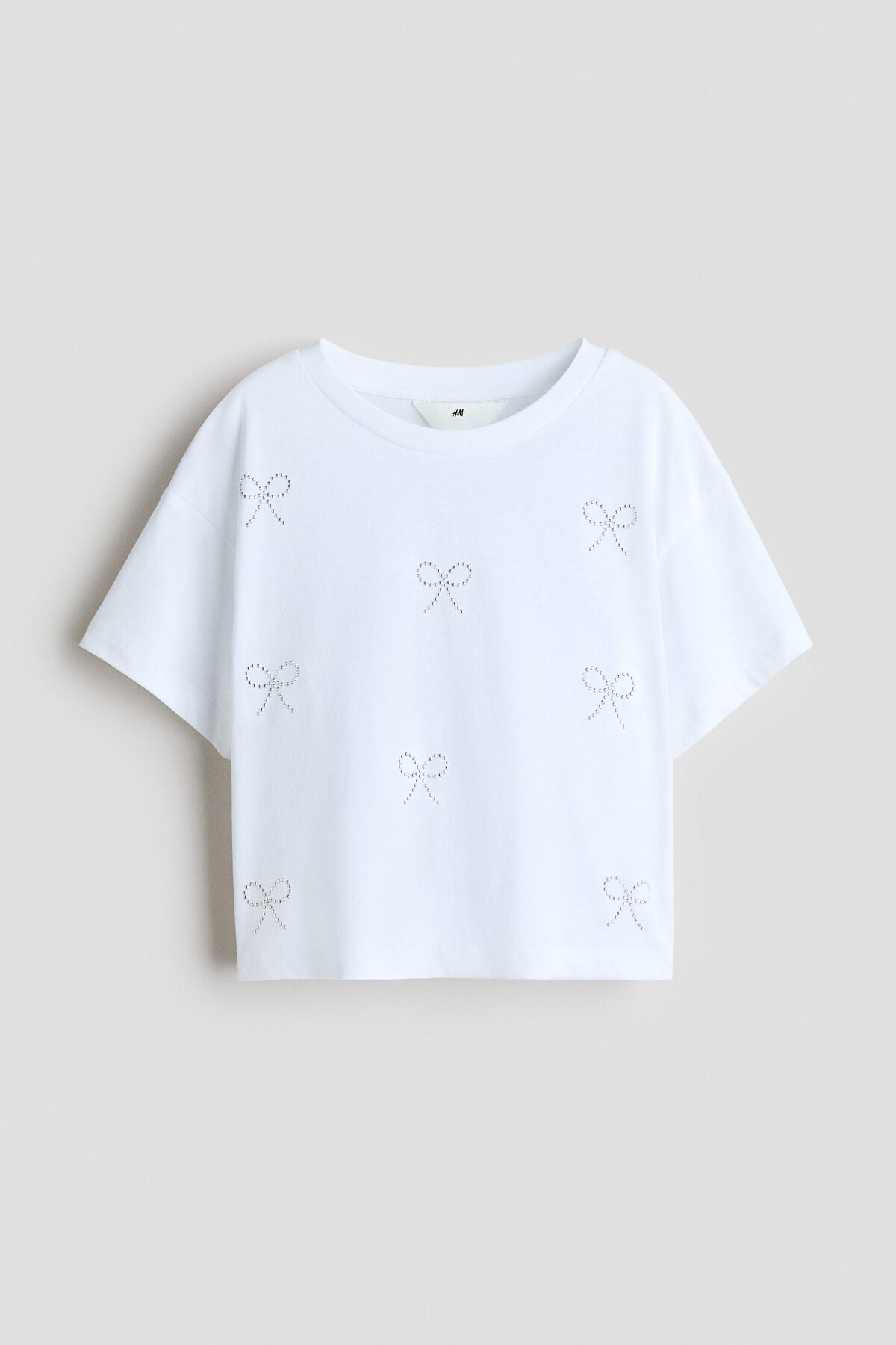 تی‌شرت نخی و گلدوزی شده اچ اند ام تی شرت H&M