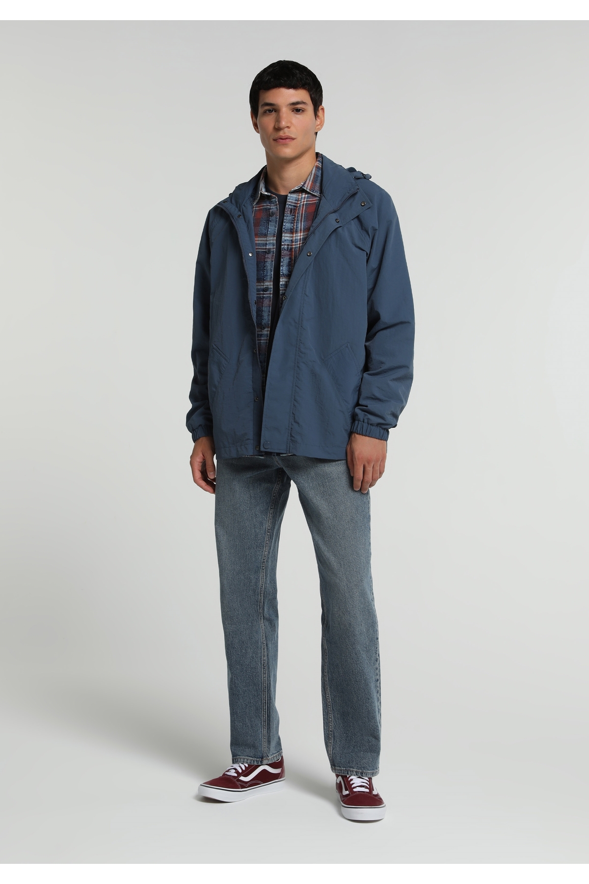 Colin's Regular Fit Erkek Lacivert Yağmurluk görsel 3