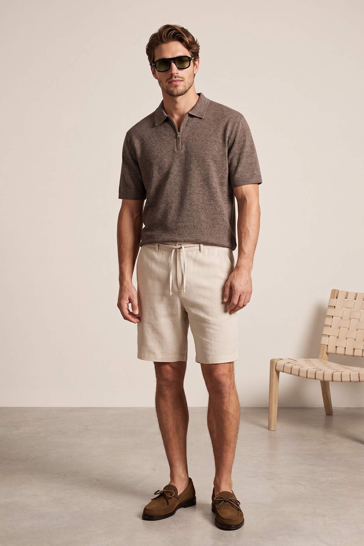 Trendyolmilla Man Bej Şort & Bermuda TMNSS26SR00030