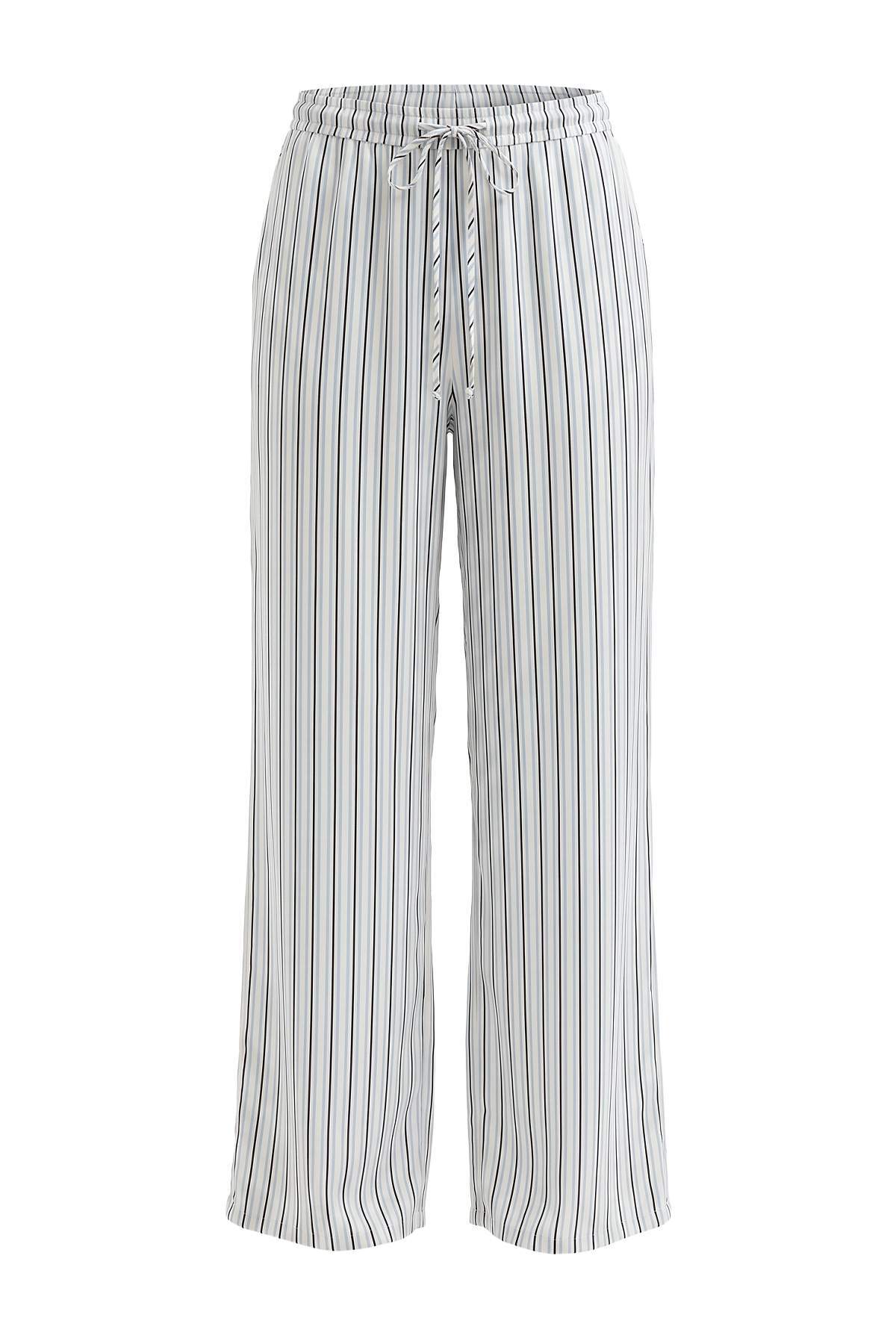 Trendyolmilla Beyaz Örme 100% Viskoz Pantolon TBESS26PL00024