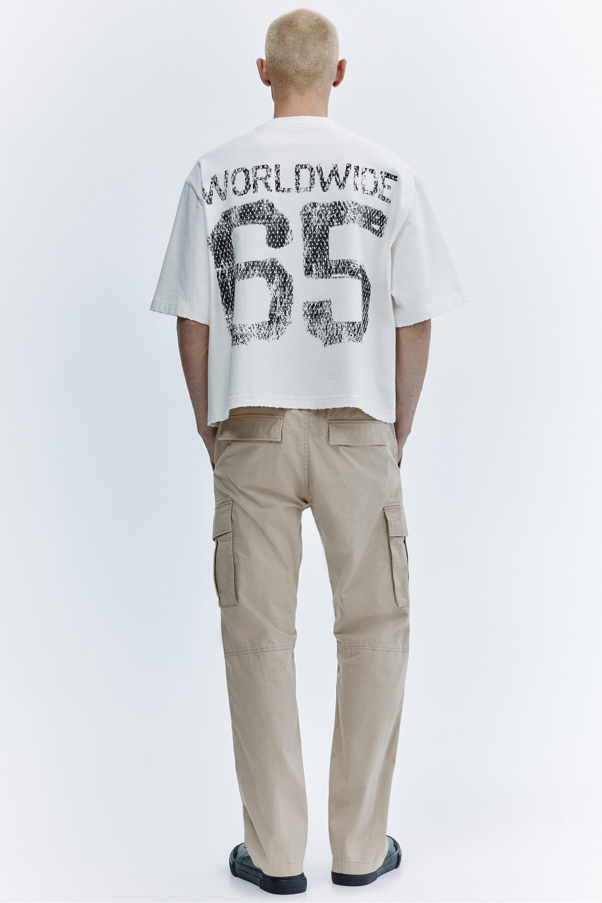 H&M Kargo Pantolon Slim Fit görsel 4