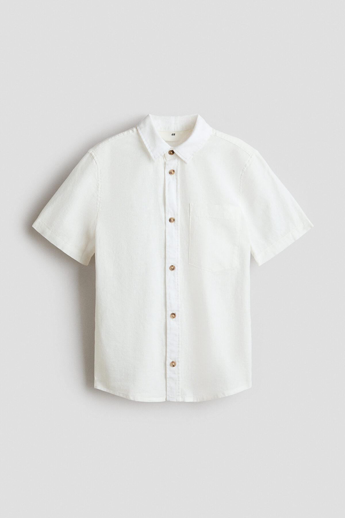 پیراهن ترکیبی کتان اچ اند ام پیراهن H&M