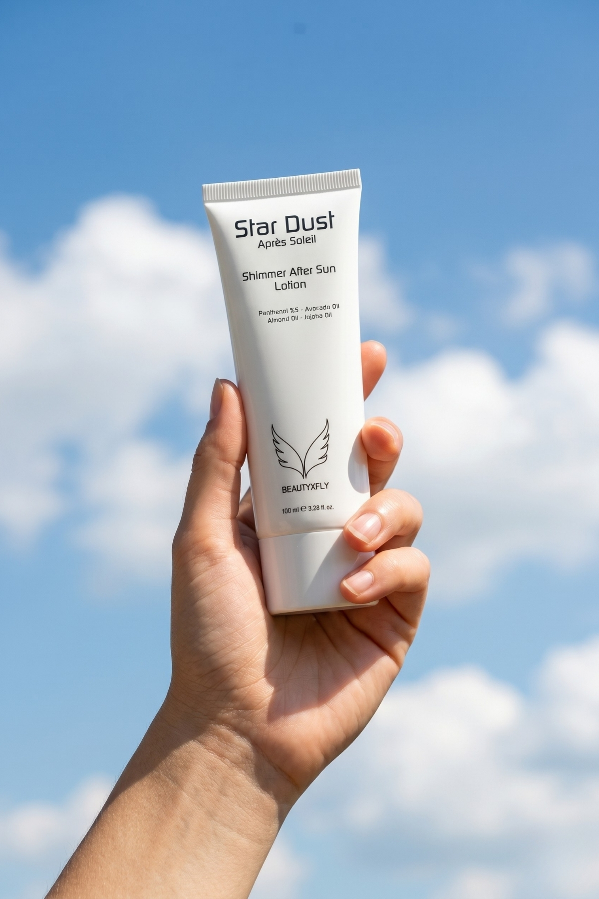 Star Dust Après Soleil Shimmer After Sun 100 ml | Güneş Sonrası Yoğun Nemlendirici Etkili Işıltılı Bakım Kremi — FY-02 — تصویر 2 از 3