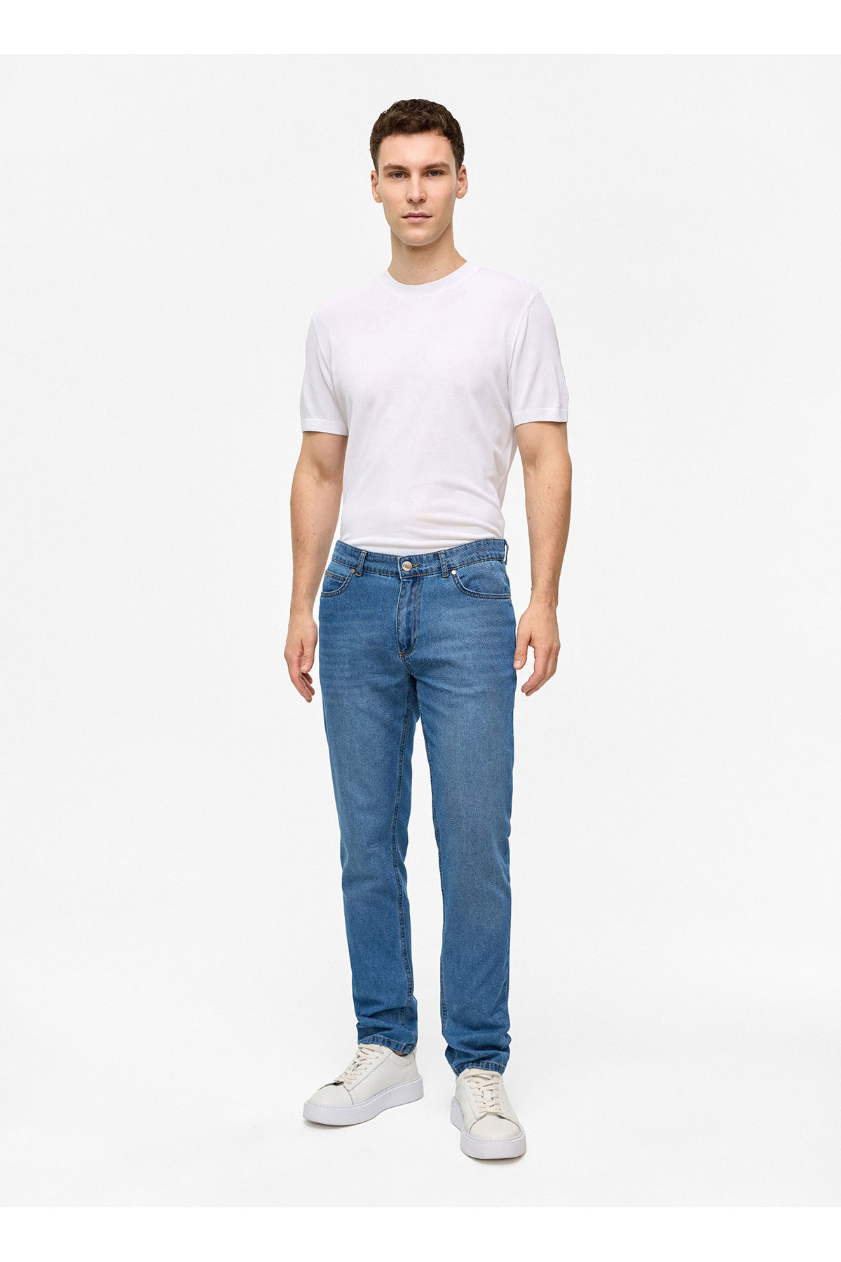 Back And Bond Mavi Erkek Slim Fit Pantolon B34S35012