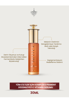 Shayen Paris Aydınlatıcı, Cilt Tonu Eşitleyici C Vitamini | Vita C Complex Se...