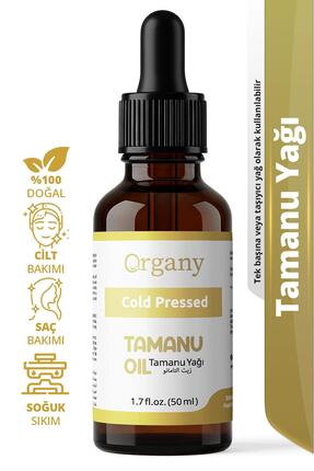 Organy Soğuk Sıkım Tamanu Yağı %100 Doğal Cilt Bakım Yağı Tamanu Oil 50 ml
