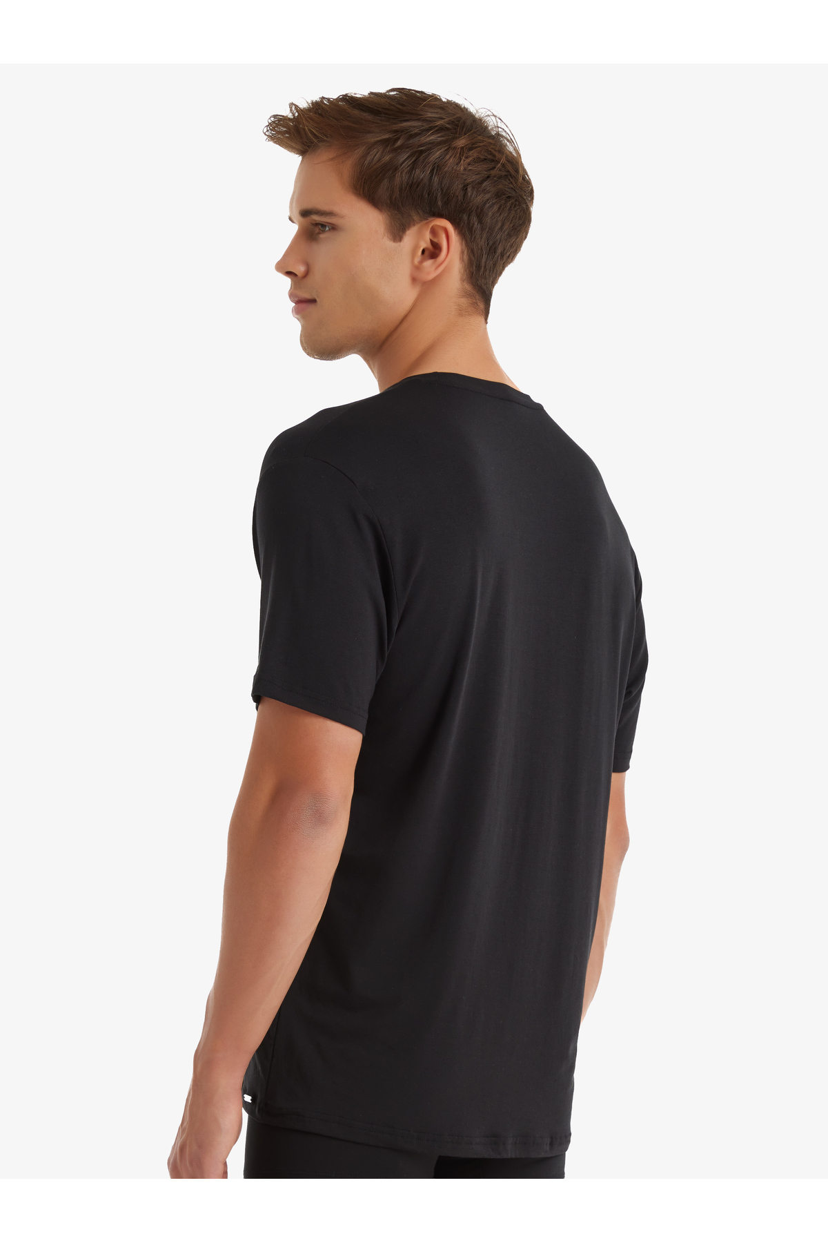 Blackspade Erkek Modal Elastan Fanila Silver 9306 - Siyah görsel 2