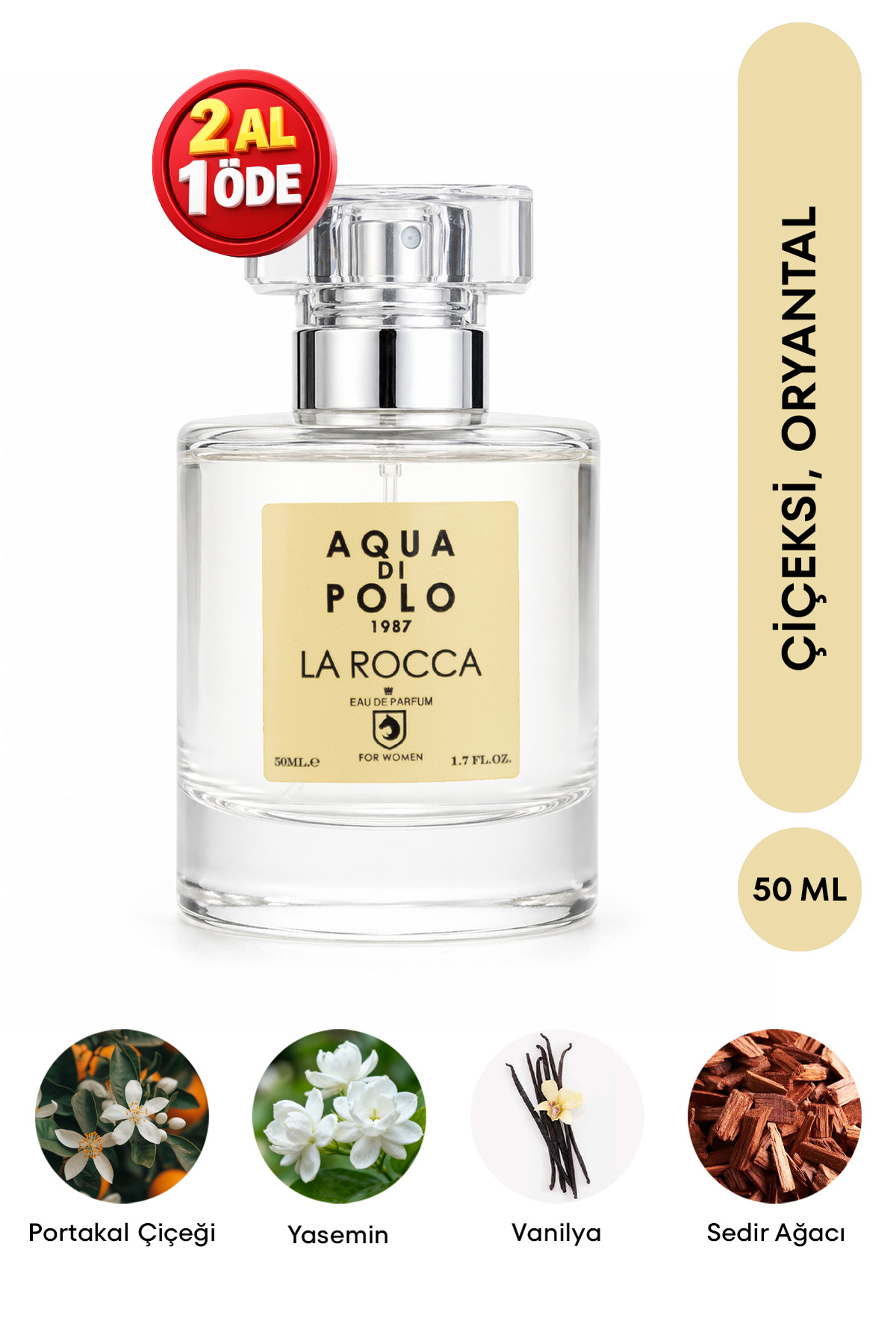 Aqua Di Polo 1987 Plwmnpr La Rocca 50ml Edp Damenparfüm