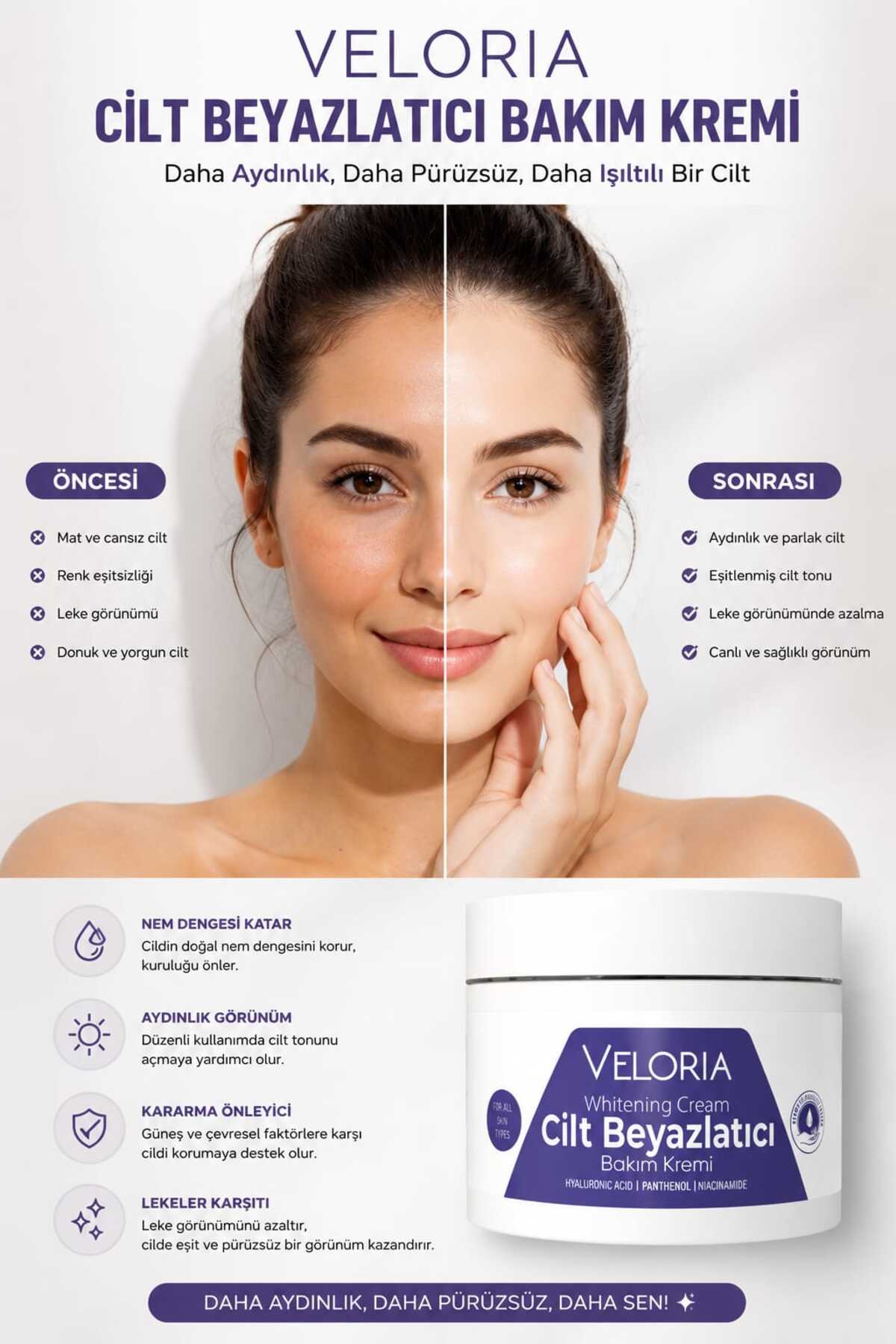 Koltuk Altı-diz-dirsek Ve Bikini Bölgesi Cilt Beyazlatıcı Krem 100 ml Skin Whitening Cream — 73420102 — تصویر 2 از 5