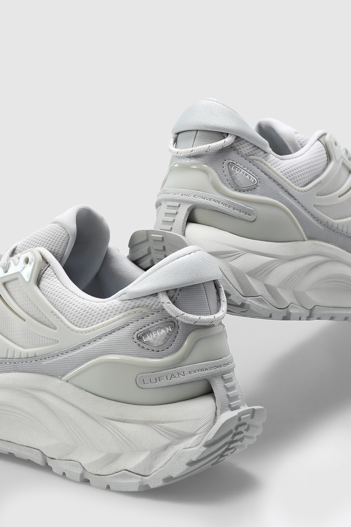 Lufian Edwın Erkek Deri Sneaker Ayakkabı Gri görsel 2
