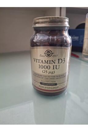 Solgar Vitamin D3 1000 Iu 25 Mcg 100 Yumuşak Kapsül
