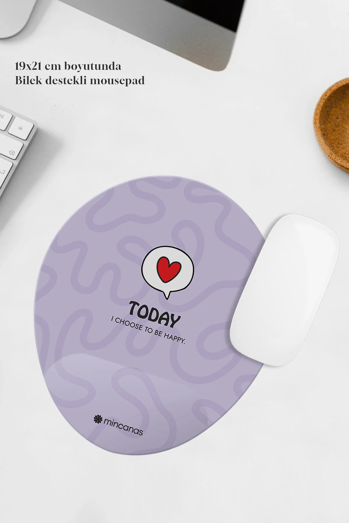 Colorful Wrist Support Oval Mouse Pad Mouse Pad