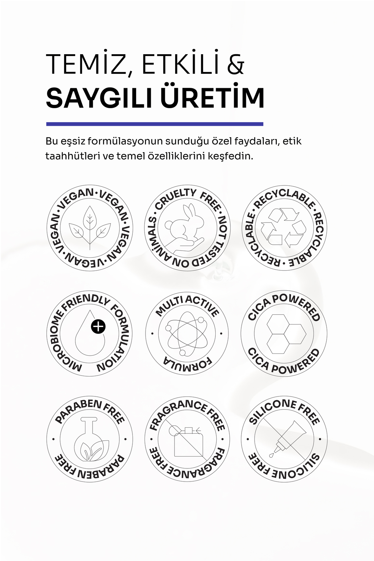 Sıkılaştırıcı ve Kırışıklık Karşıtı Serum | Peptid & Hyaluronik Asit İçeren Lifting, Elastikiyet Artırıcı Bakım | 30 ml — Tightening & Lifting — تصویر 5 از 8