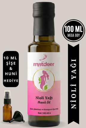 MATDEER 100 ml Nioli Yağı - Aromaterapik Hijyen ve Hassas Cilt Bakım Yağı - %...