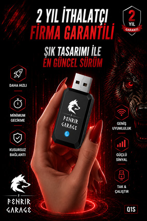 Fenrir Garage Kablosuz Car Play Adaptörü Apple Ve Android Cihazlar Için, Wire...
