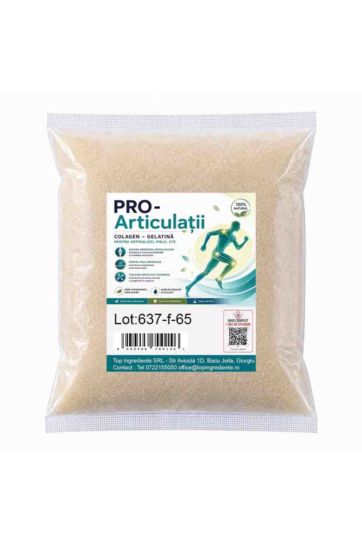 top PRO Articulatii - Gelatina Alimentara 250g