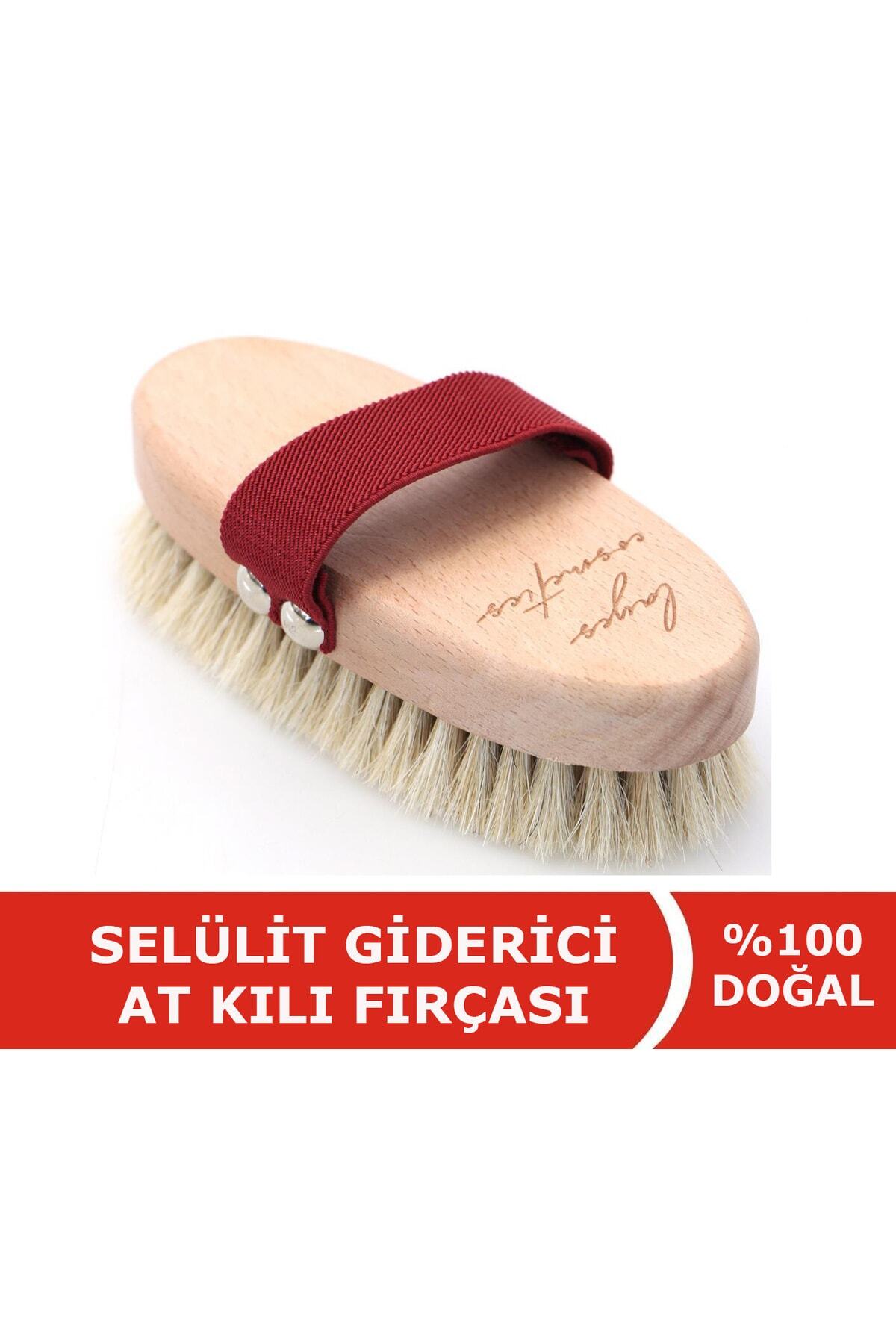 %100 Doğal At Kılı Selülit Fırçası Batık Ve Çatlak Karşıtı (SAKLAMA KESESİ HEDİYELİ) — LayesDoğalAtKılı — تصویر 7 از 7