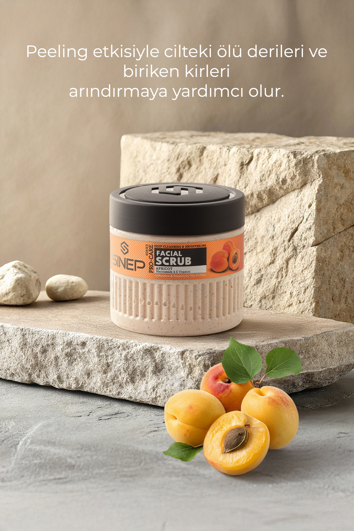 Aydınlatıcı & Temizleyici Yüz Peelingi 400 ml Kayısı — KB.VBU.0018.21305 — تصویر 3 از 5