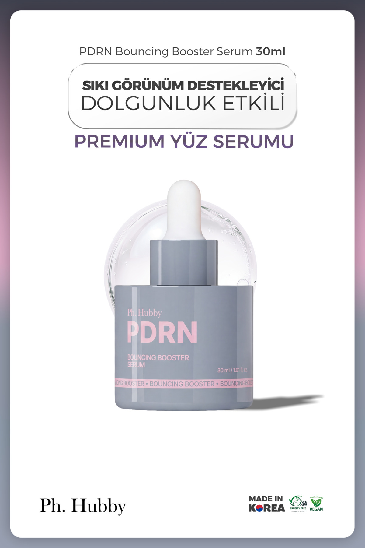 Kore Yüz Serumu PDRN İçeren Sıkılaştırıcı Dolgunlaştırıcı Premium Serum 30 ml — TYC72C61D8B57442785AC5800