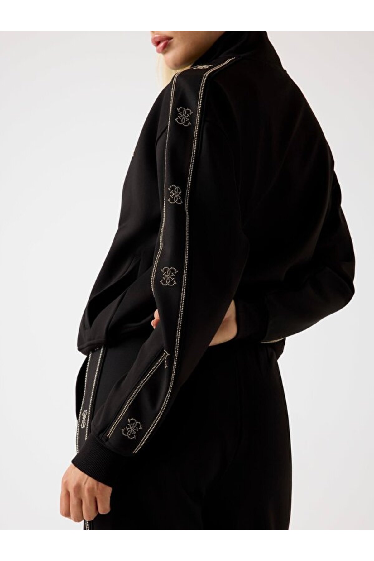 Guess Octavia Kadın Aktif Sweatshirt görsel 7