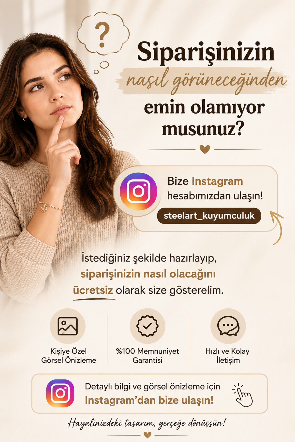 Steel Art Kuyumculuk Gümüş Kaplama 2 Harfli Kol Düğmesi Damat Hediyesi Düğün Nişan Kişiye Özel görsel 5