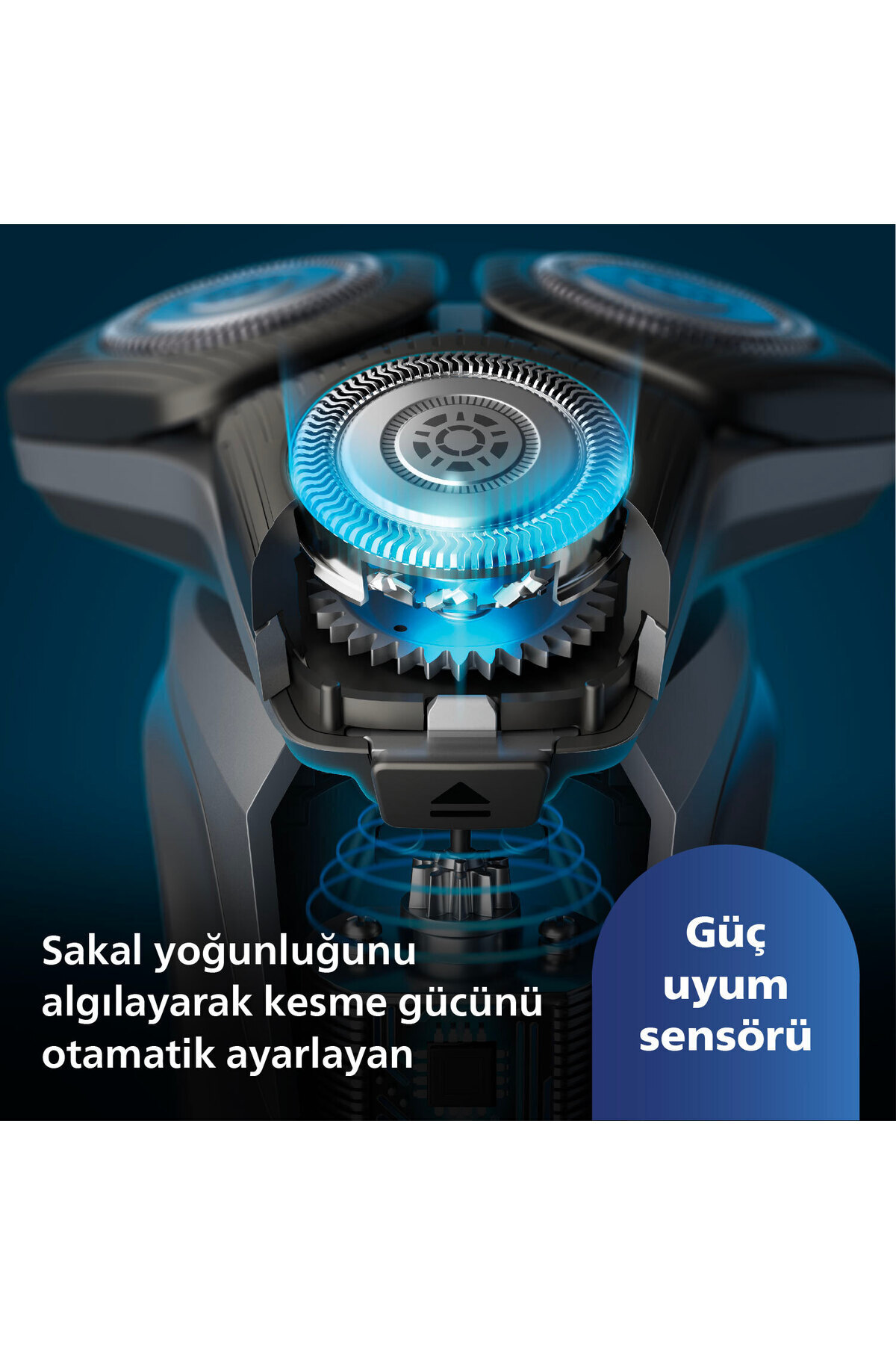 5000 S5887/10 series razor, fly-over razor, wet and dry application, precision mica