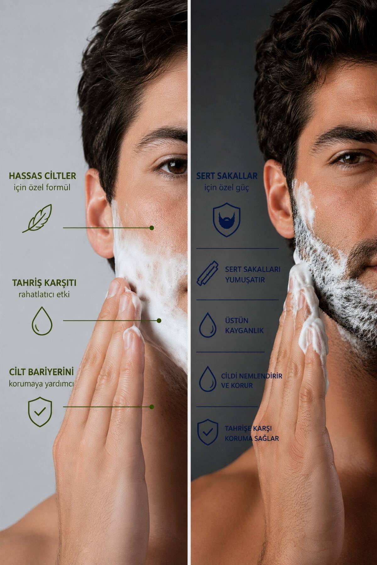 Professıonal Sert Sakallara Özel Tıraş Köpüğü 200 ml — OSVBİOKÖPÜKM — تصویر 7 از 7