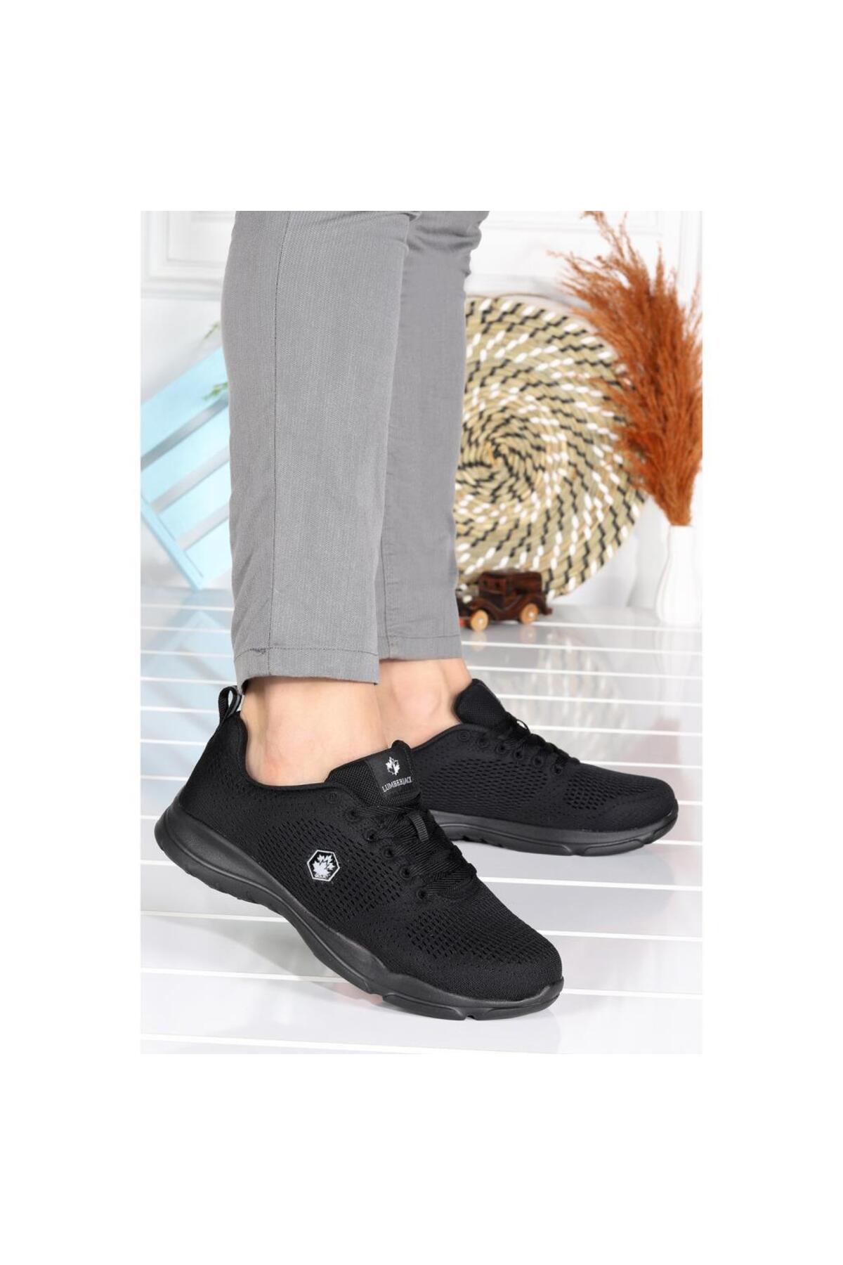 lumberjack AGATHA 3FX SİYAH SİYAH COMFORT CASUAL RAHAT KALIP ERKEK SPOR AYAKKABISI görsel 6