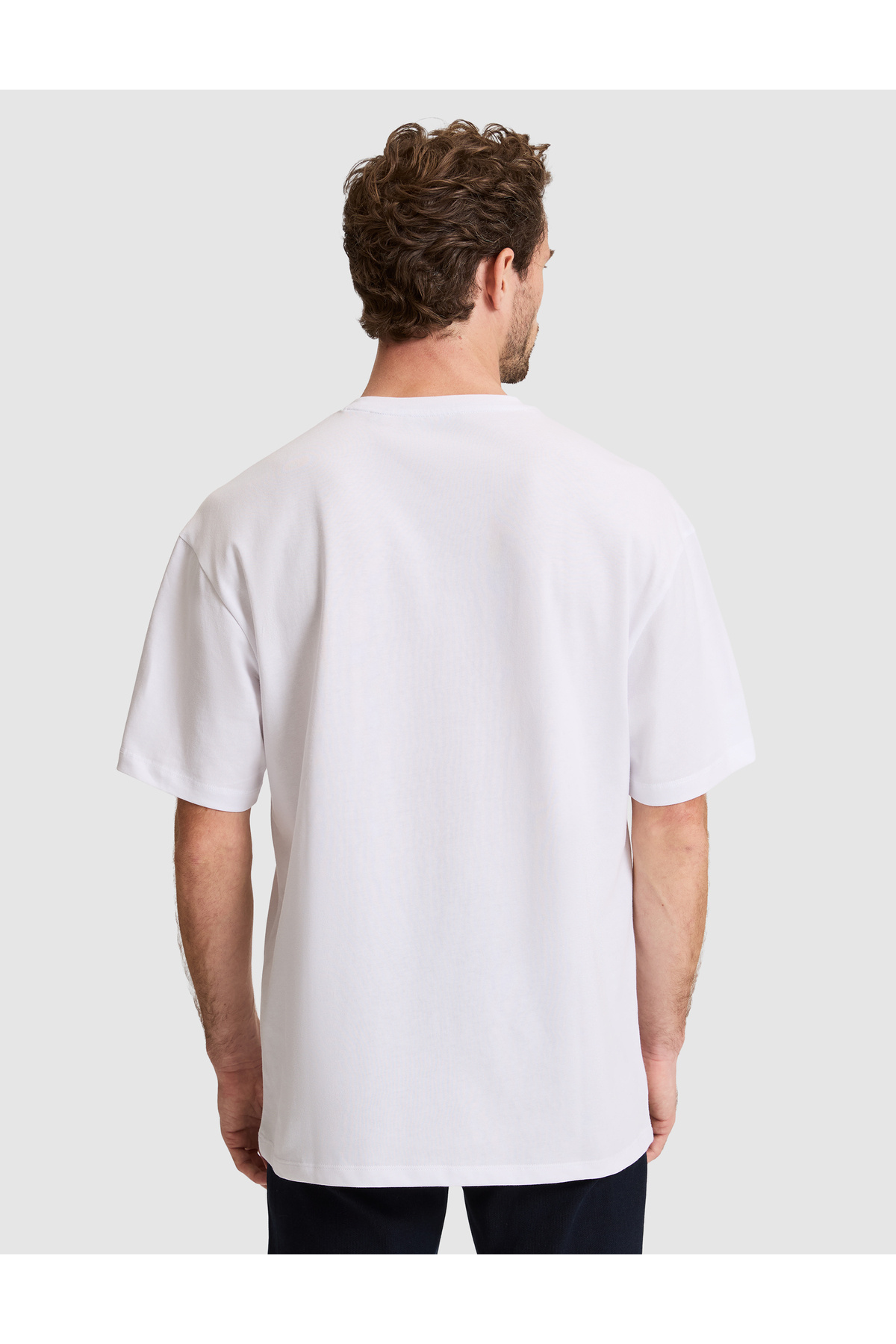 Pierre Cardin Beyaz Comfort Fit Bisiklet Yaka Tişört 50310076-VR013 görsel 5