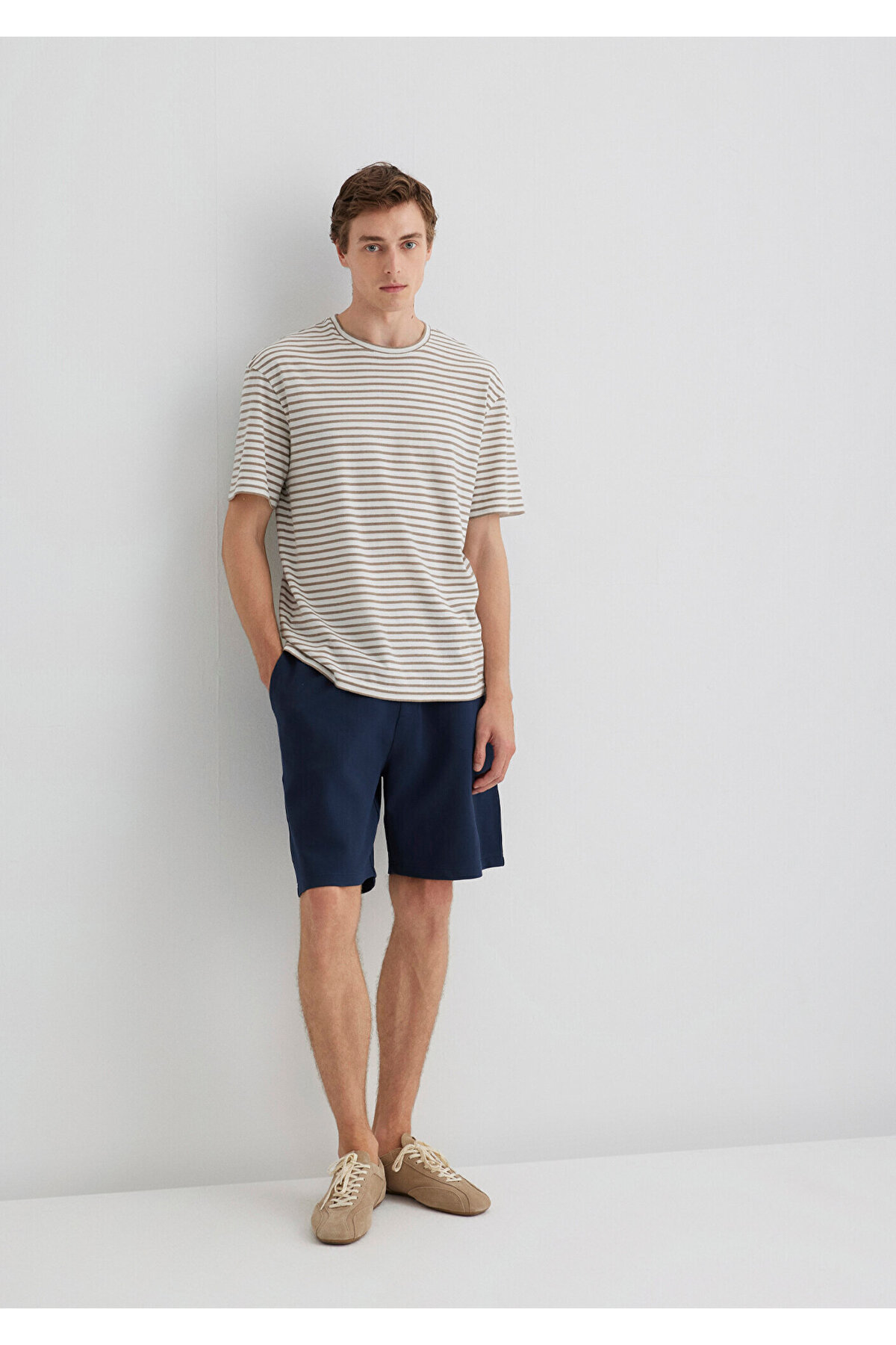 Mavi Navy Blue Knitted Shorts 0410314-70490 - Price, Reviews