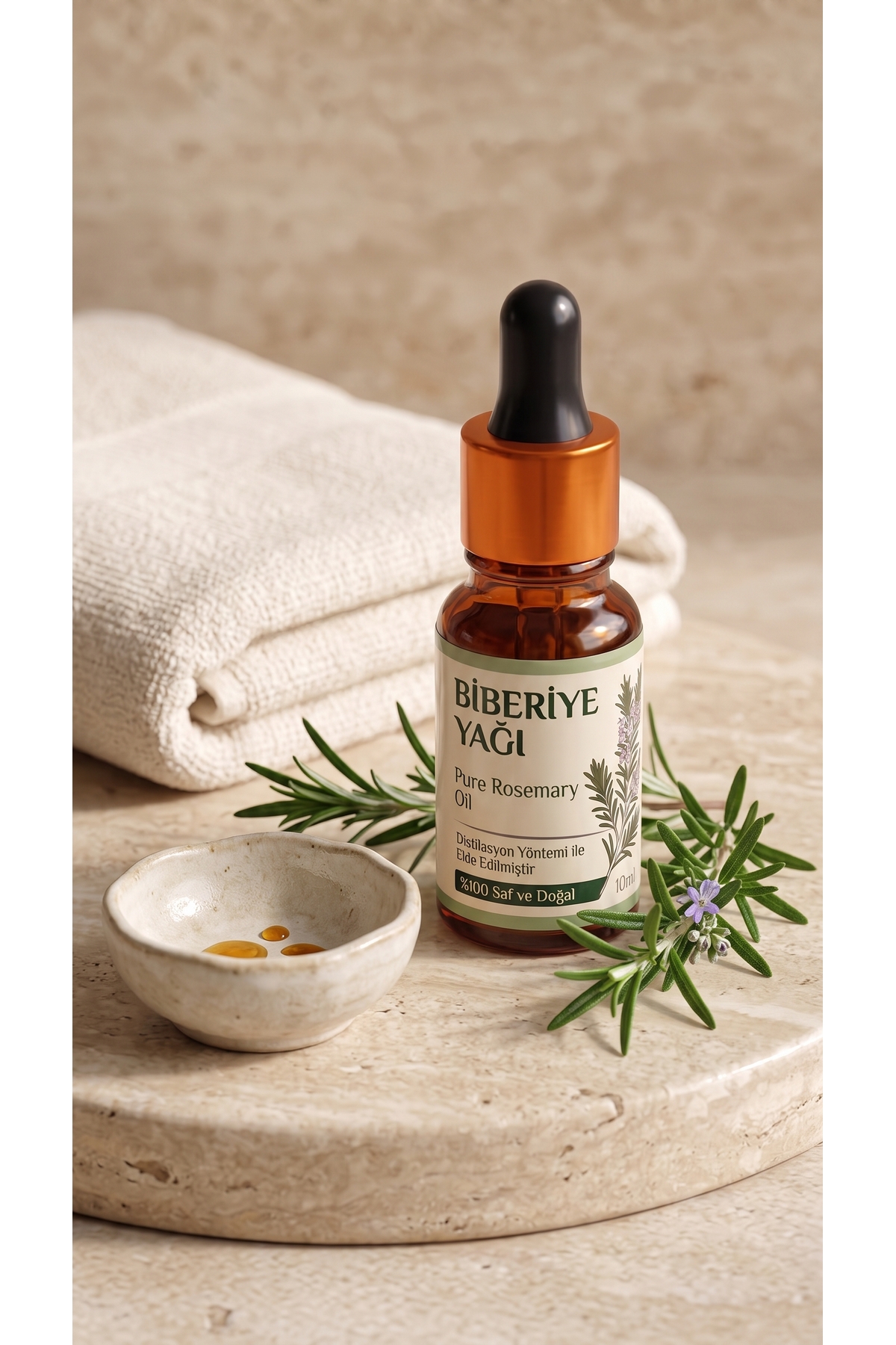 Biberiye Uçucu Yağı 10 ml / %100 Saf Ve Doğal / Rosemary Oil — A1-Biberiye-yag-10 — تصویر 5 از 8
