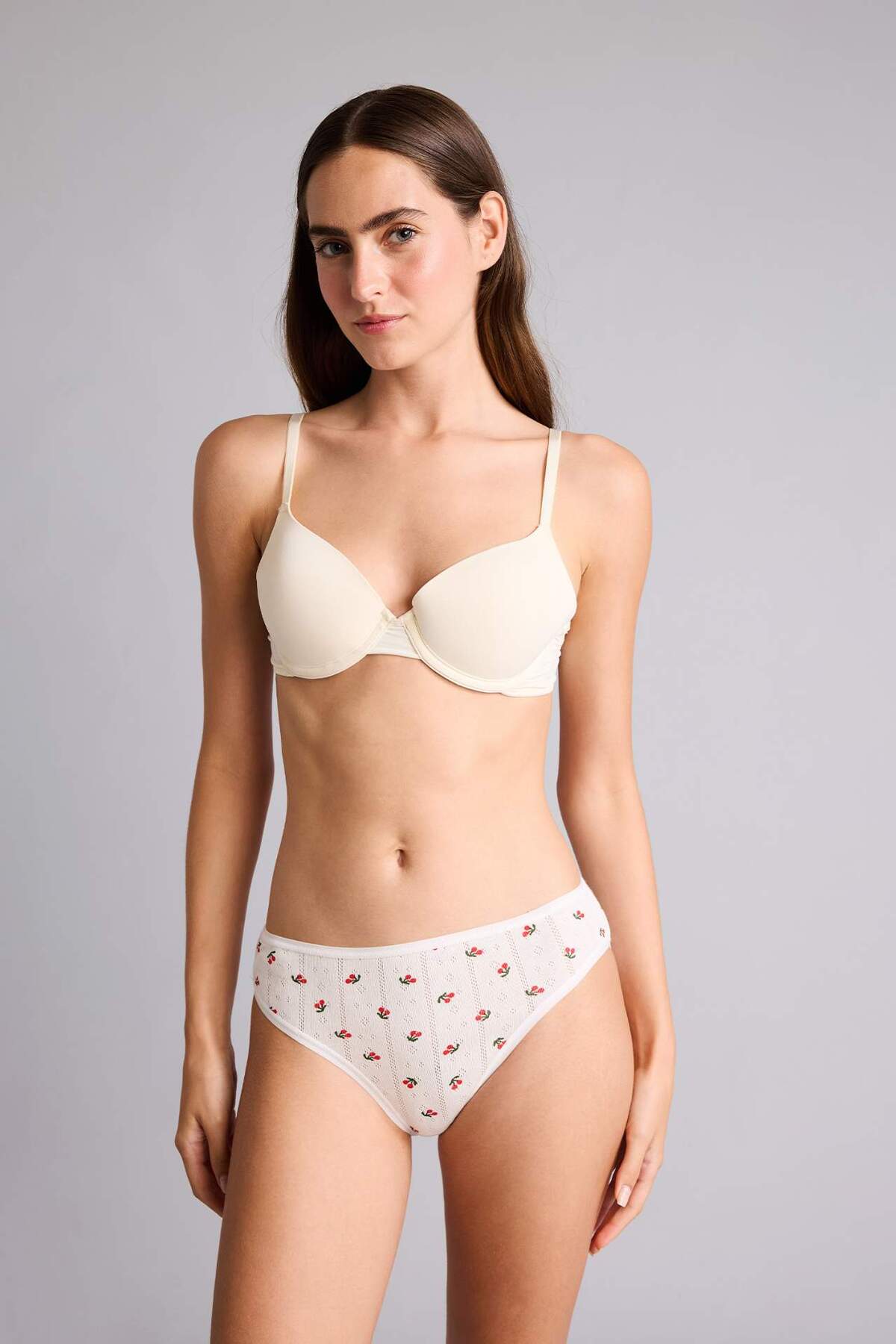 DeFacto %100 Pamuk 3'lü Meyve Desenli Külot Set H0922AX26SM görsel 2