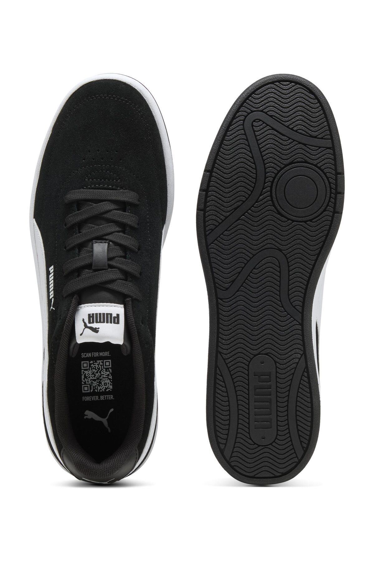 Puma Court Classic Clean, PUMA Siyah-PUM görsel 4