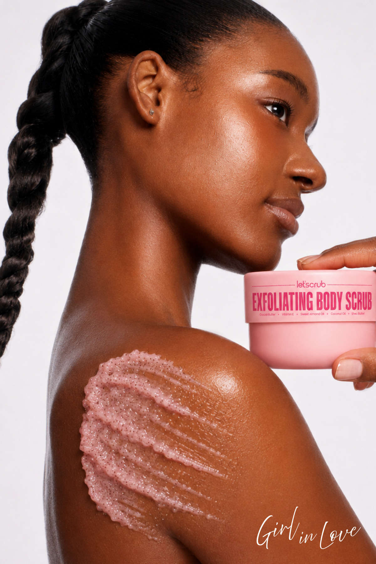 Girl in Love Vücut Peelingi 5 Özel Bileşenli Body Scrub 280 Gr - Besleyici ve Nemlendirici — bodyscrub-girlinlove — تصویر 3 از 8
