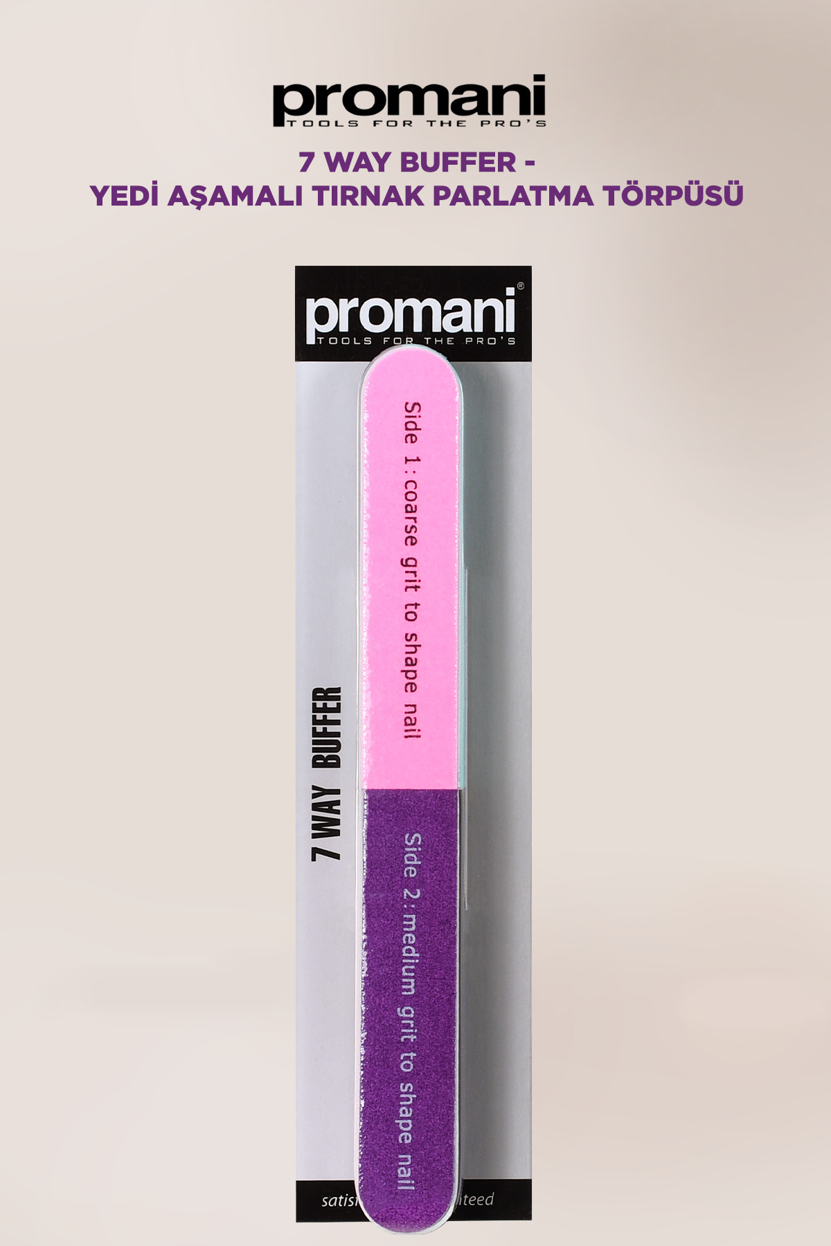 Promani 7 Aşamalı Tırnak Parlatma Törpüsü - Pr411 — 10605