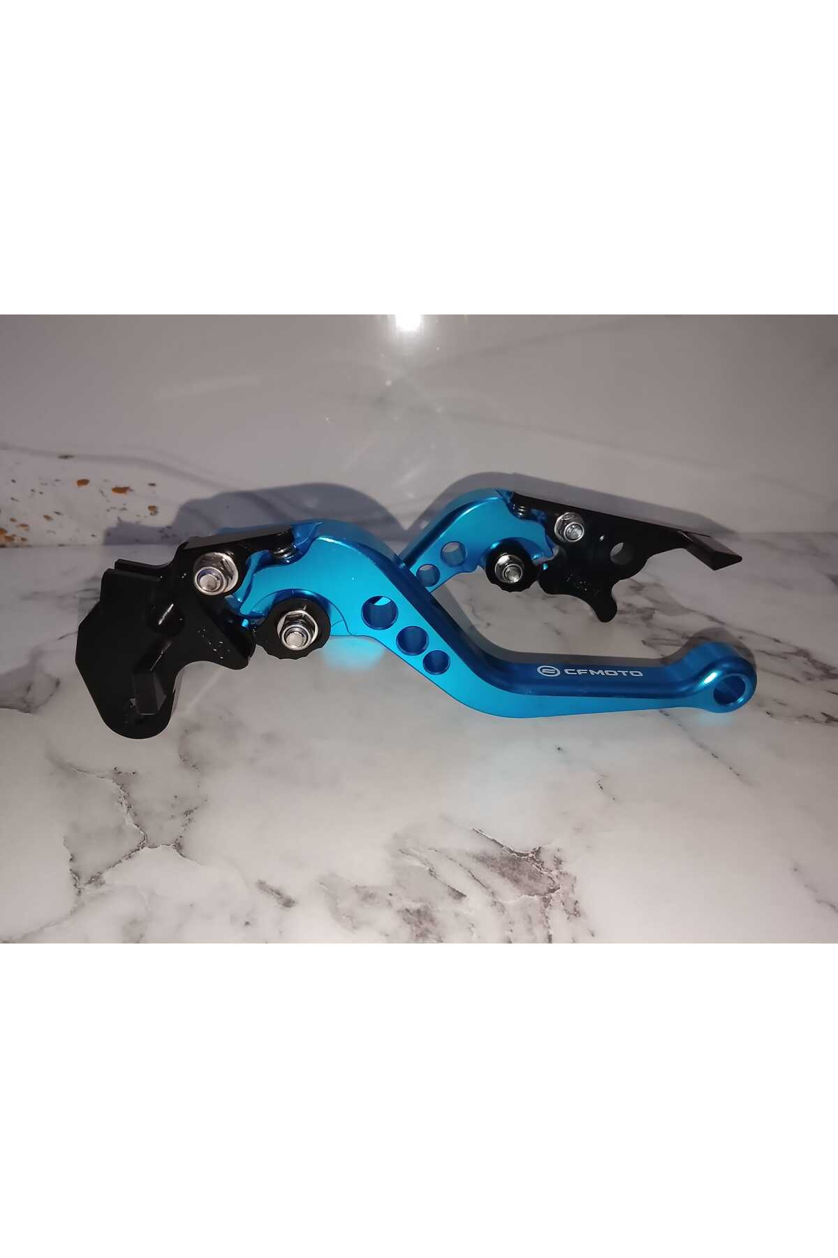 Motorjinal CF NK250 SR250 CLX Ayarlanabilir Spor Manet TURKUAZ