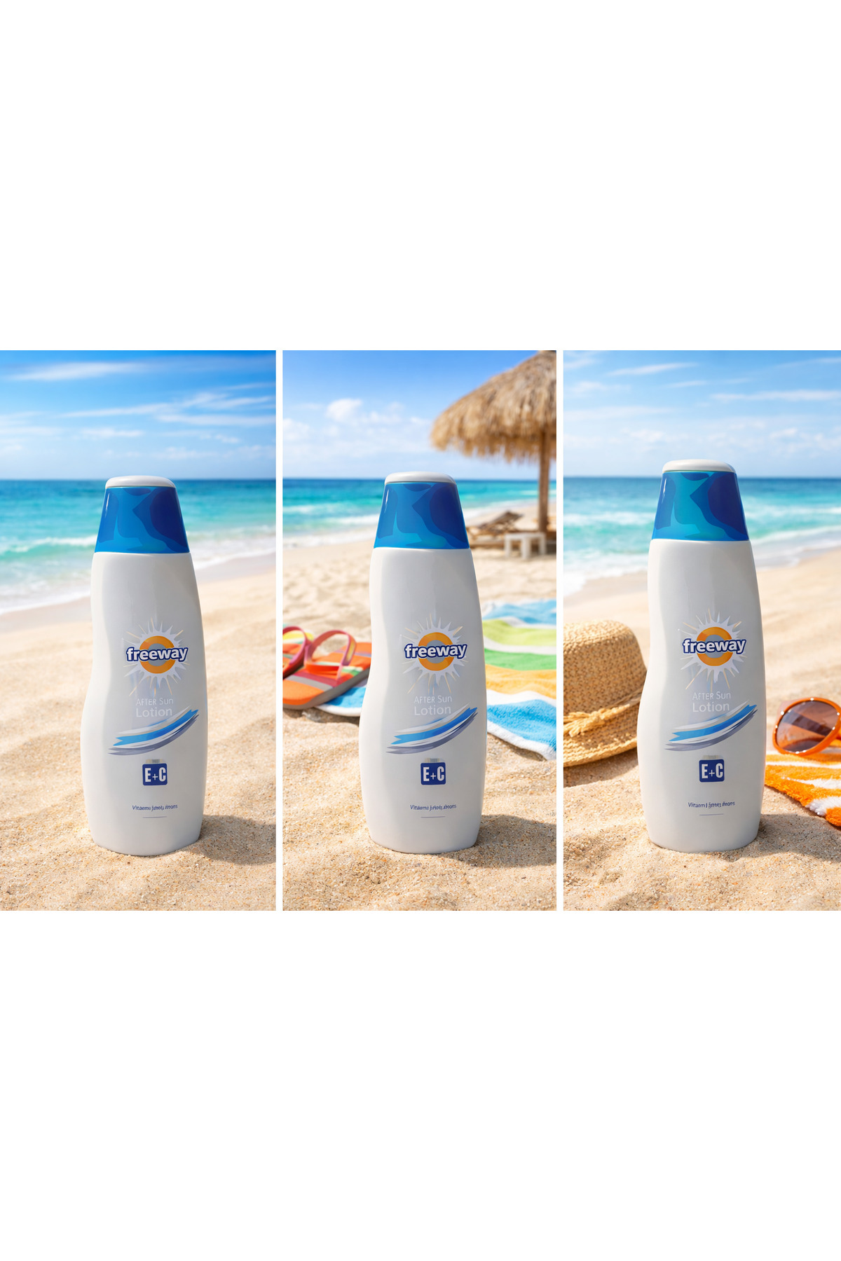 Freeway Güneş Sonrası İkili Set – E + C Vitaminli Losyon & Aloe Vera Jel — 8827 — تصویر 3 از 3