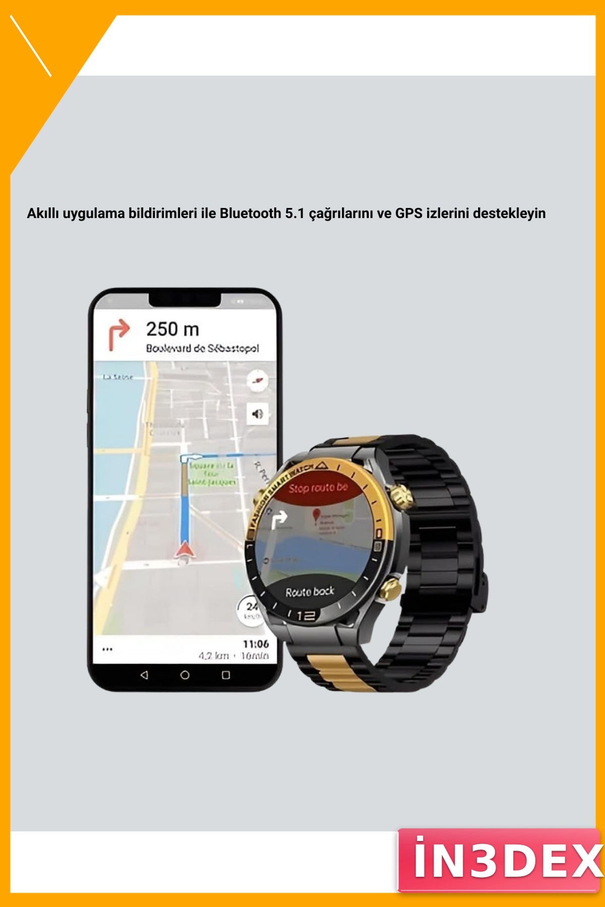 Amoled Ekranlı Akıllı Saat 5 Gün Pil Ömrü IP67 Su Geçirmez