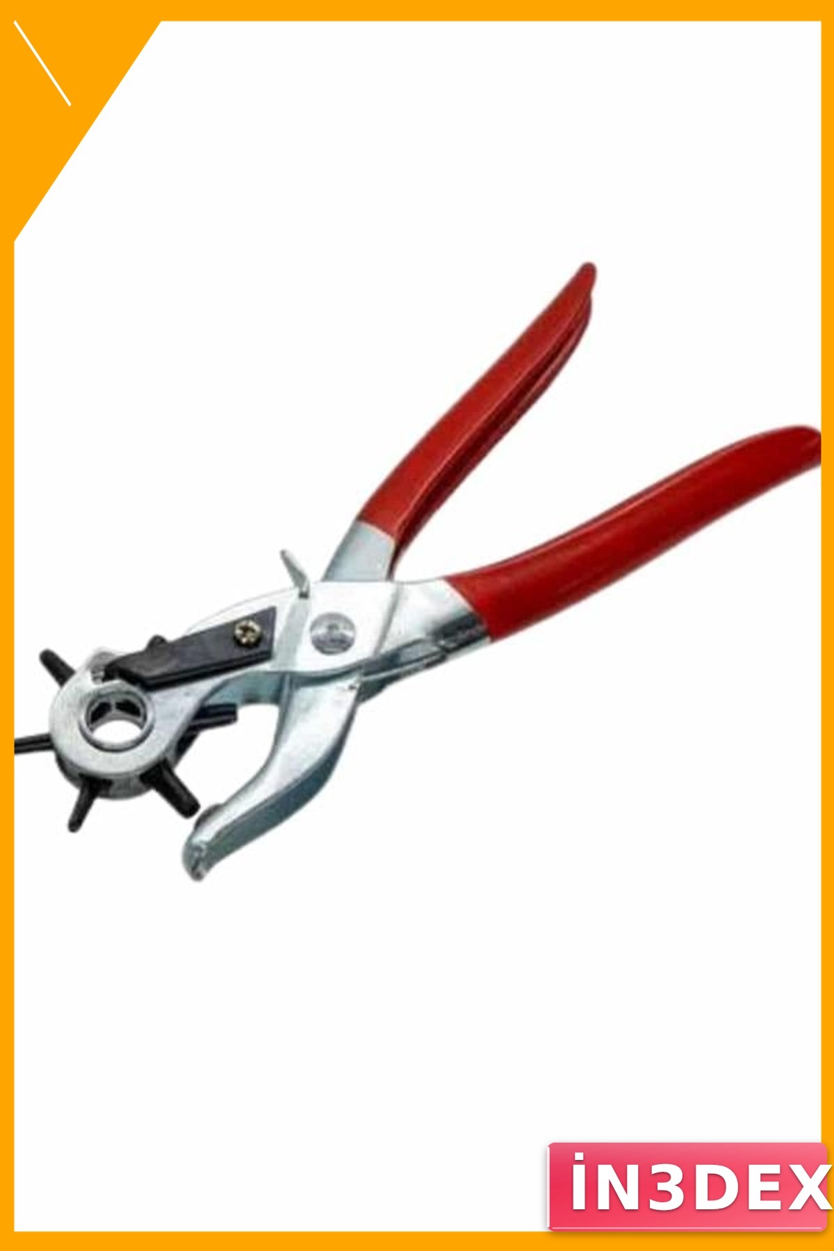 6 Başlıklı Kemer Delme Pensesi 2-4.5mm Deri Kumaş Aksesuar