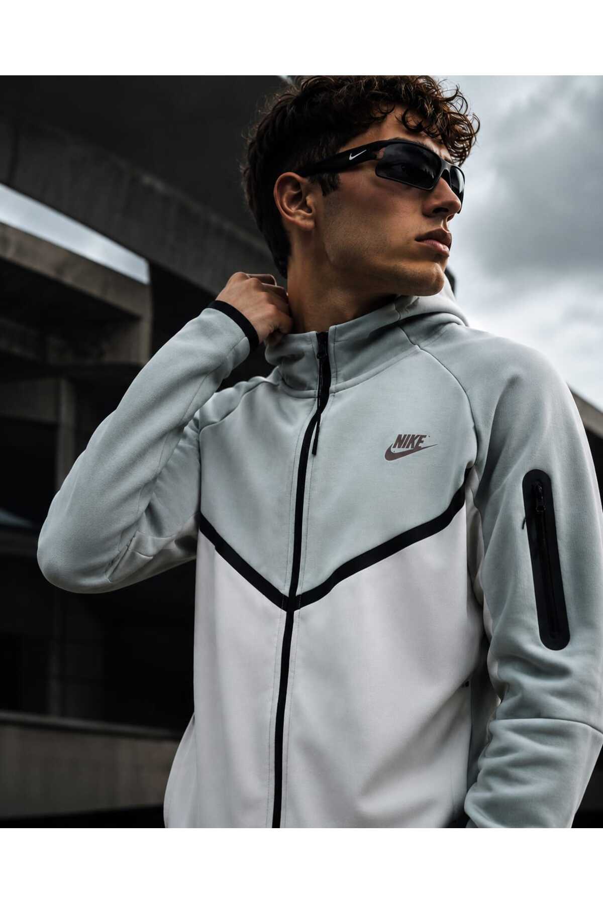 سویشرت مردانه Tech Fleece Windrunner مدل Yakamoz Sport نایکی سویشرت اسپرت Nike