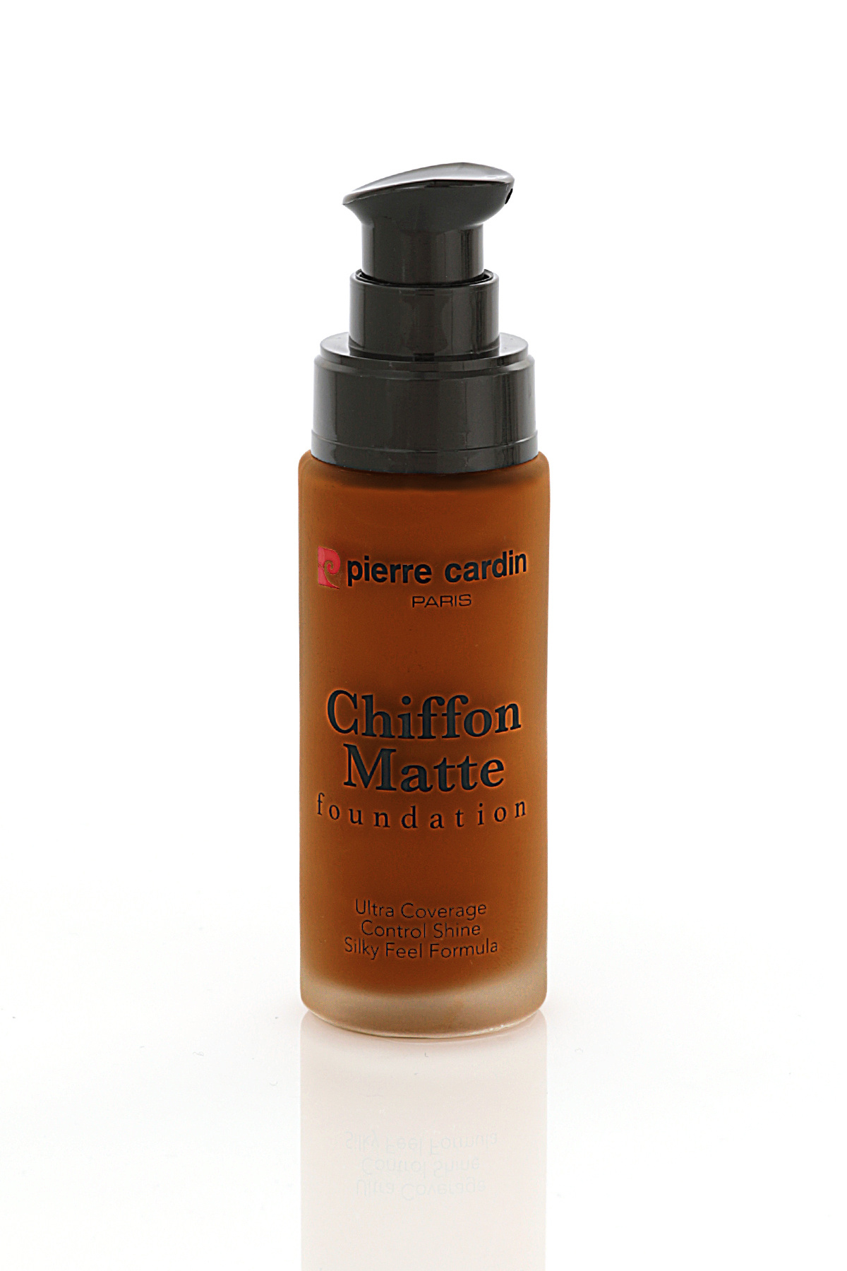 Pierre Cardin Chiffon Touch Mat Görünüm Veren Fondöten - 012 - Ebony