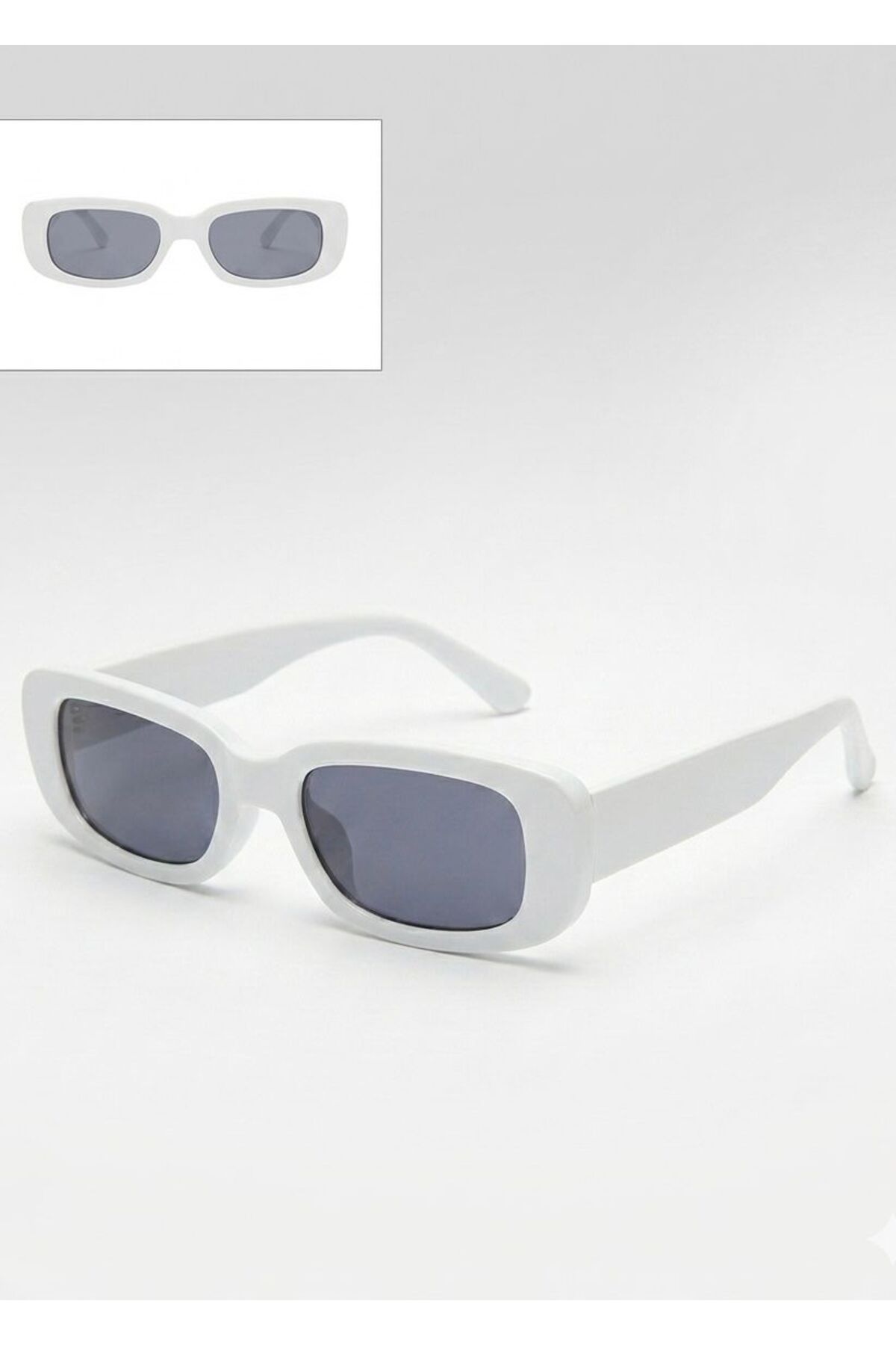 ss glasses Uv400 korumalı unisex tarz güneş gözlüğü kılıf+mendil hediye görsel 2