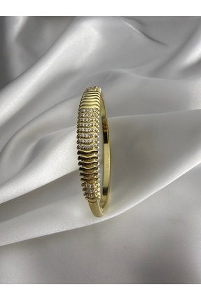 XUPING JEWELRY SACHKA XUPING 14 K ALTIN KAPLAMA ZİRKON TAŞLI KELEPÇE
