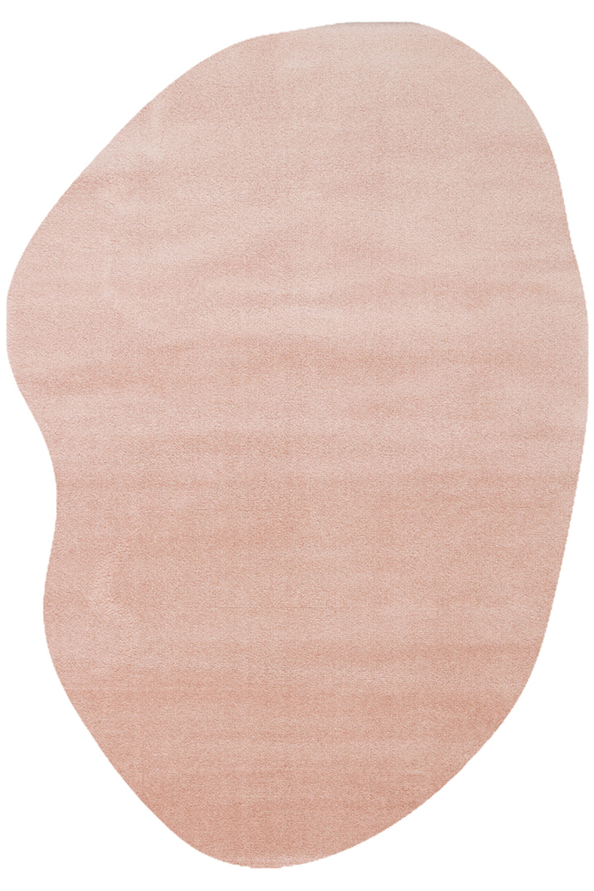 Puffy Pink Thick Amorphous Soft Feathered Abstract Design Oval Young Girl Living Room Bedroom Rug