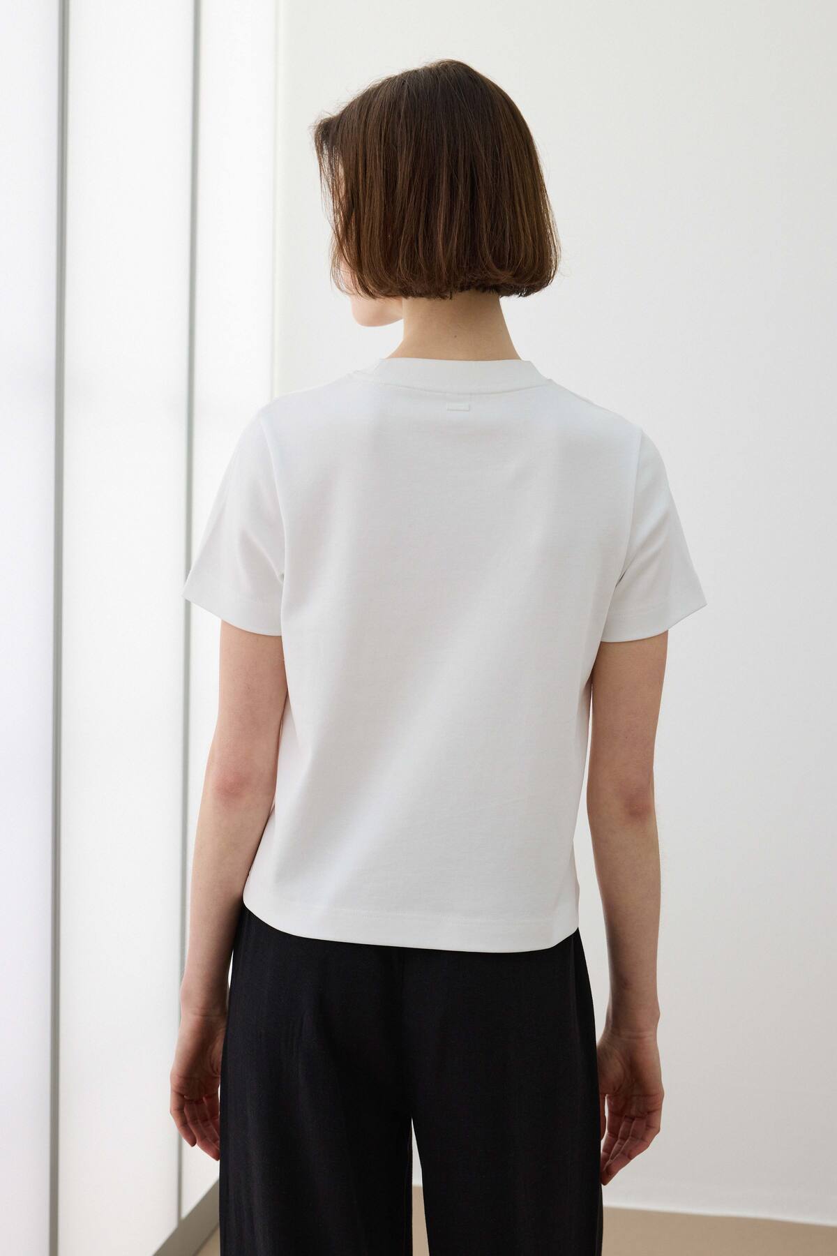 BABOKAH  Supima® Pamuk İnterlok Basic Tshirt - Görsel 4