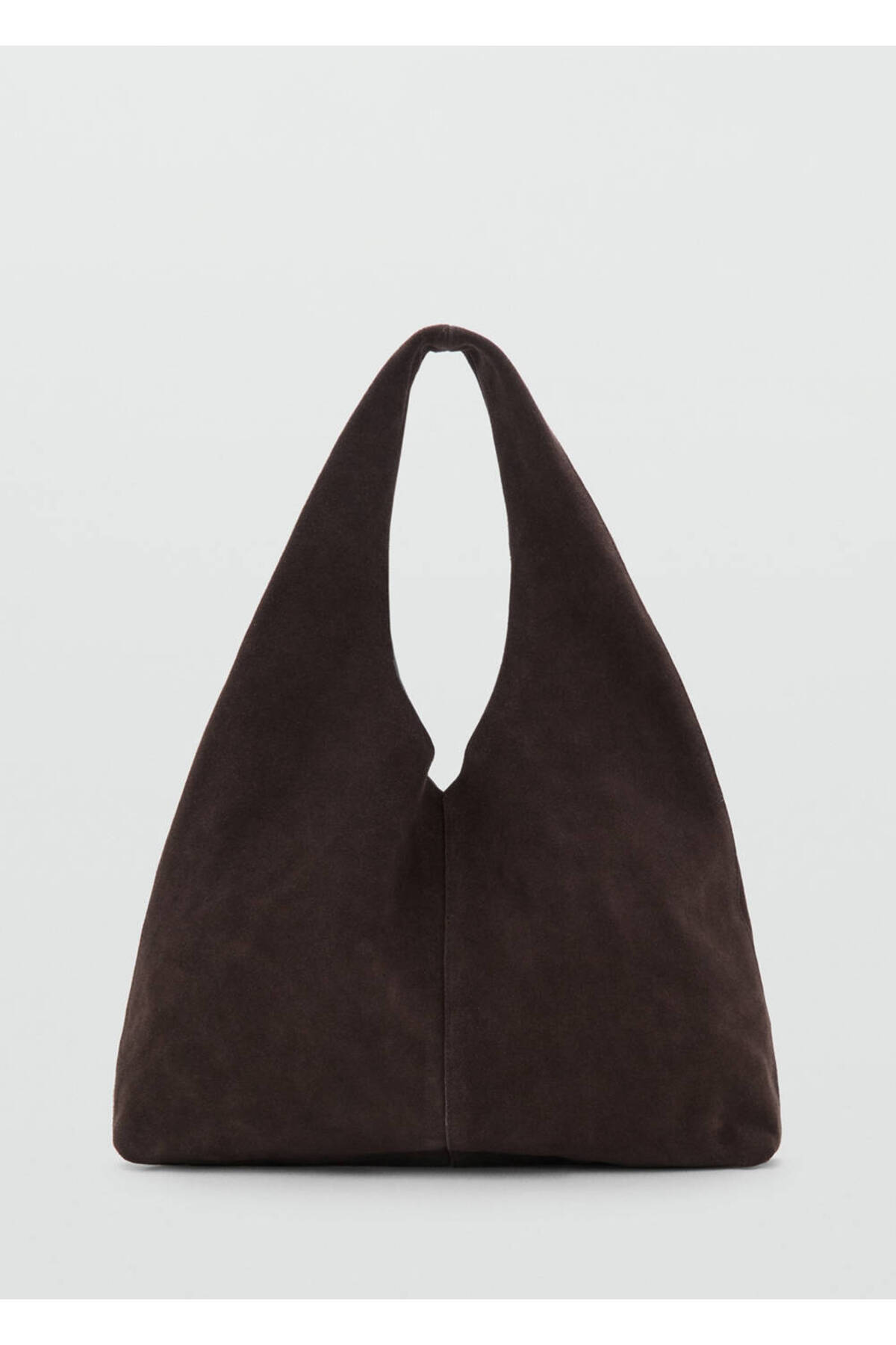 MANGO Woman Süet shopper çanta görsel 3