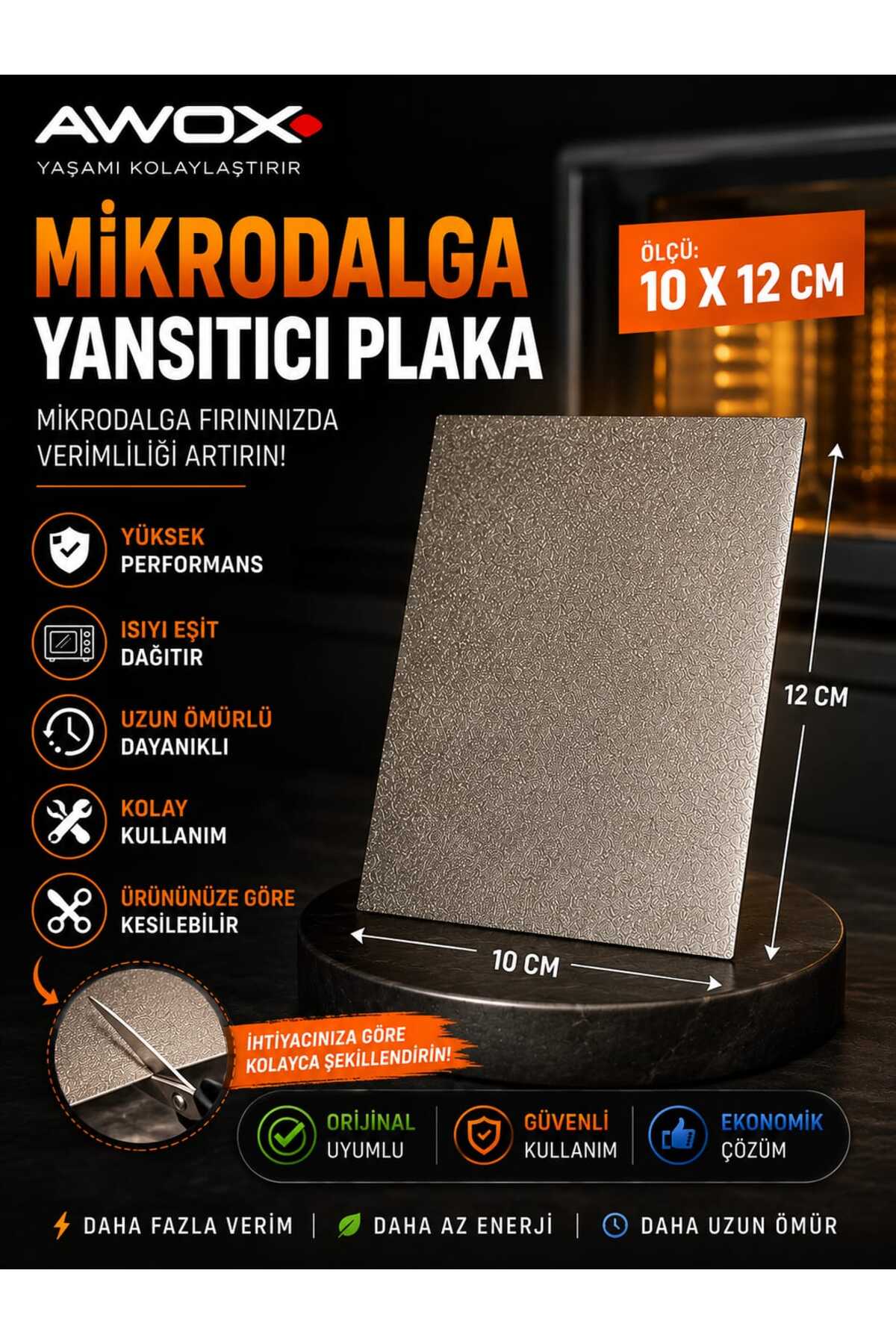 AWOX P20 Uyumlu Mikrodalga Yansıtıcı Plaka - Fiyatı, Yorumları