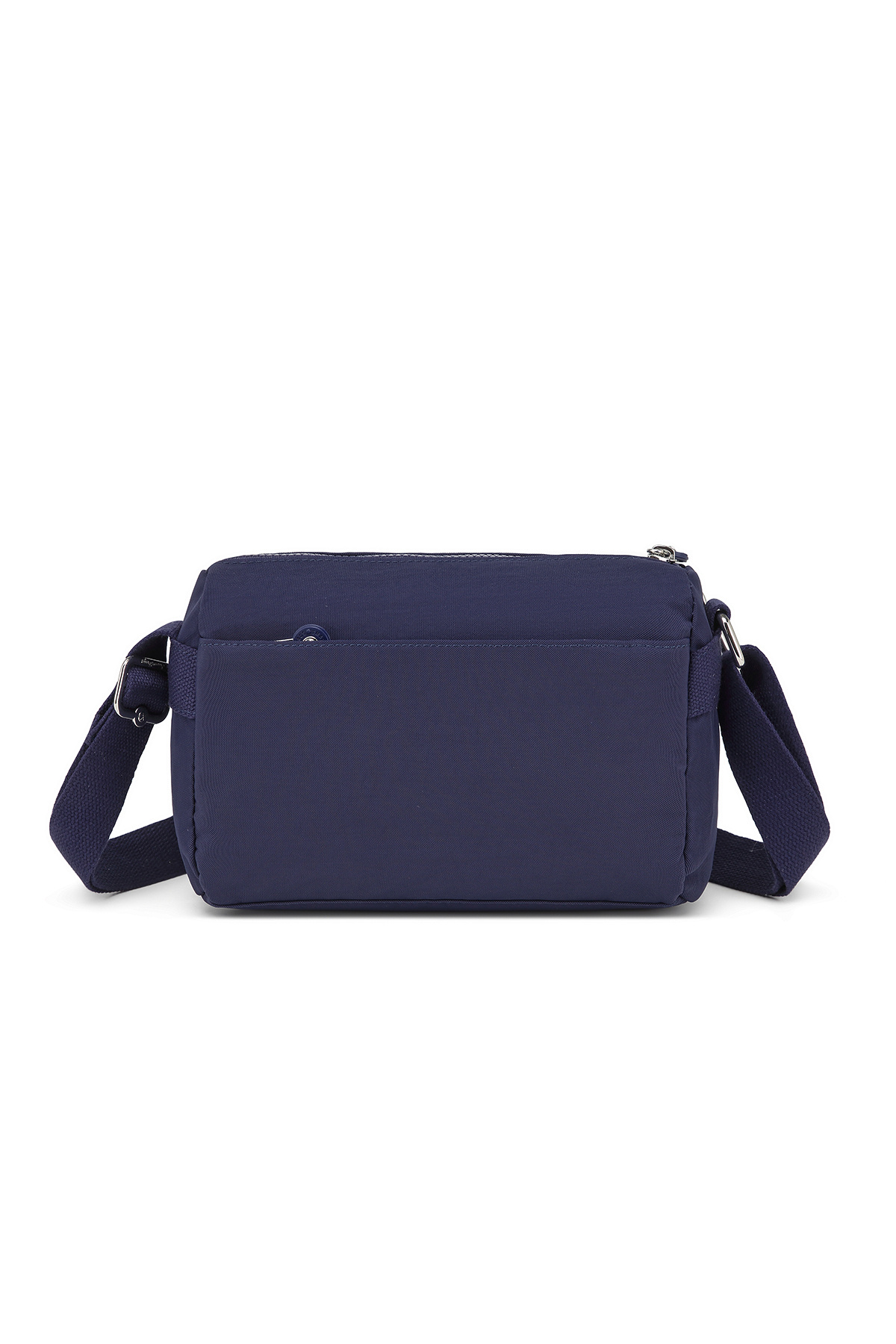 SMART BAGS Günlük Küçük Boy Su Geçirmez Hafif Krınkıl Kumaş Kadın Çapraz Çanta Lacivert görsel 3